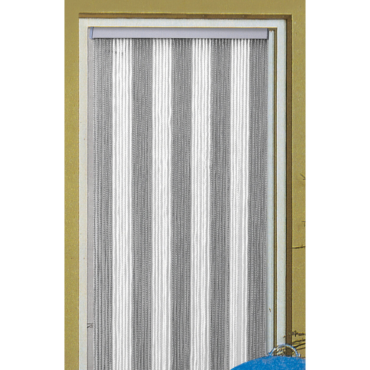 Door Curtain Korda, silver, 100 cm