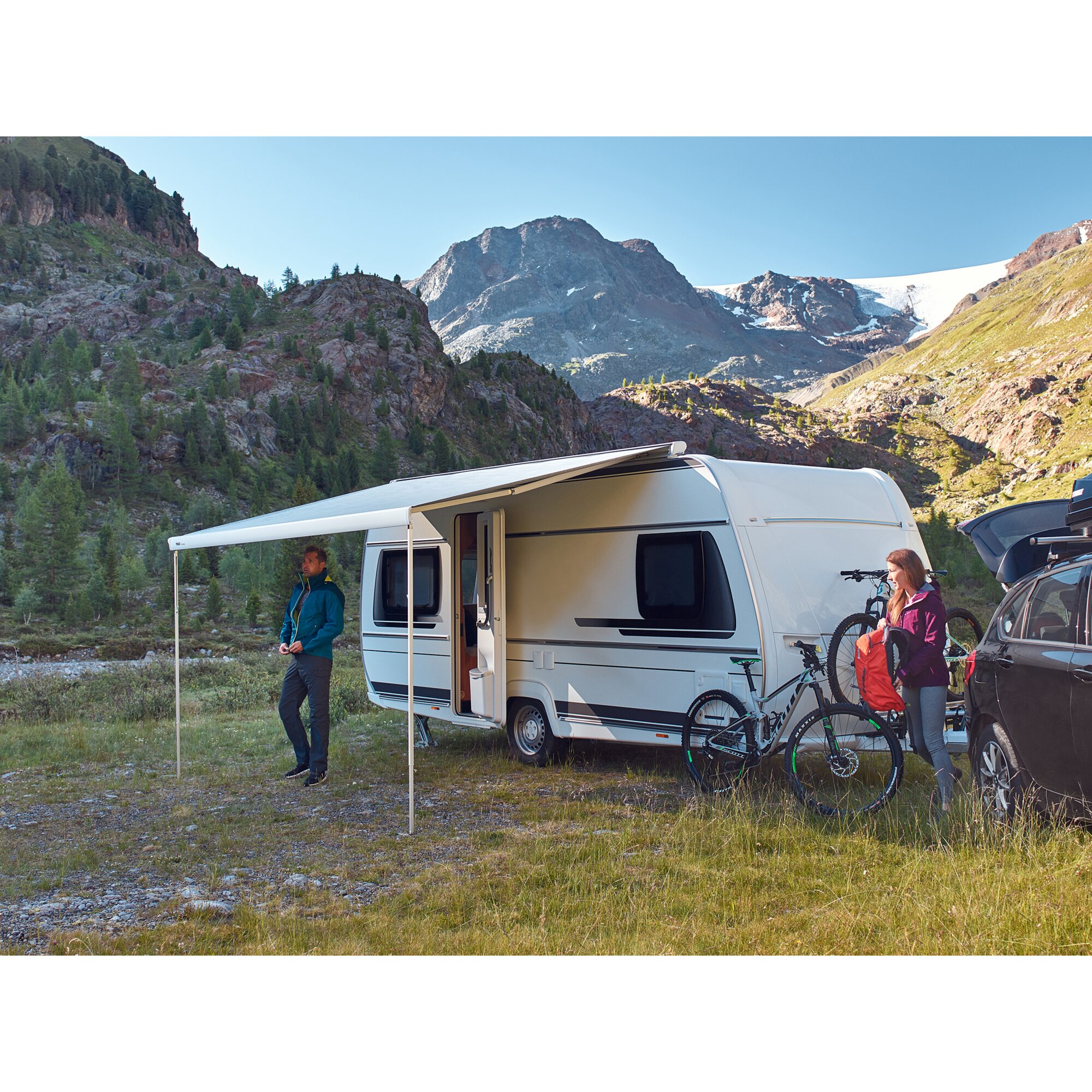 Awning Thule Omnistor 6300 with Motor, anodised, 3,25 m