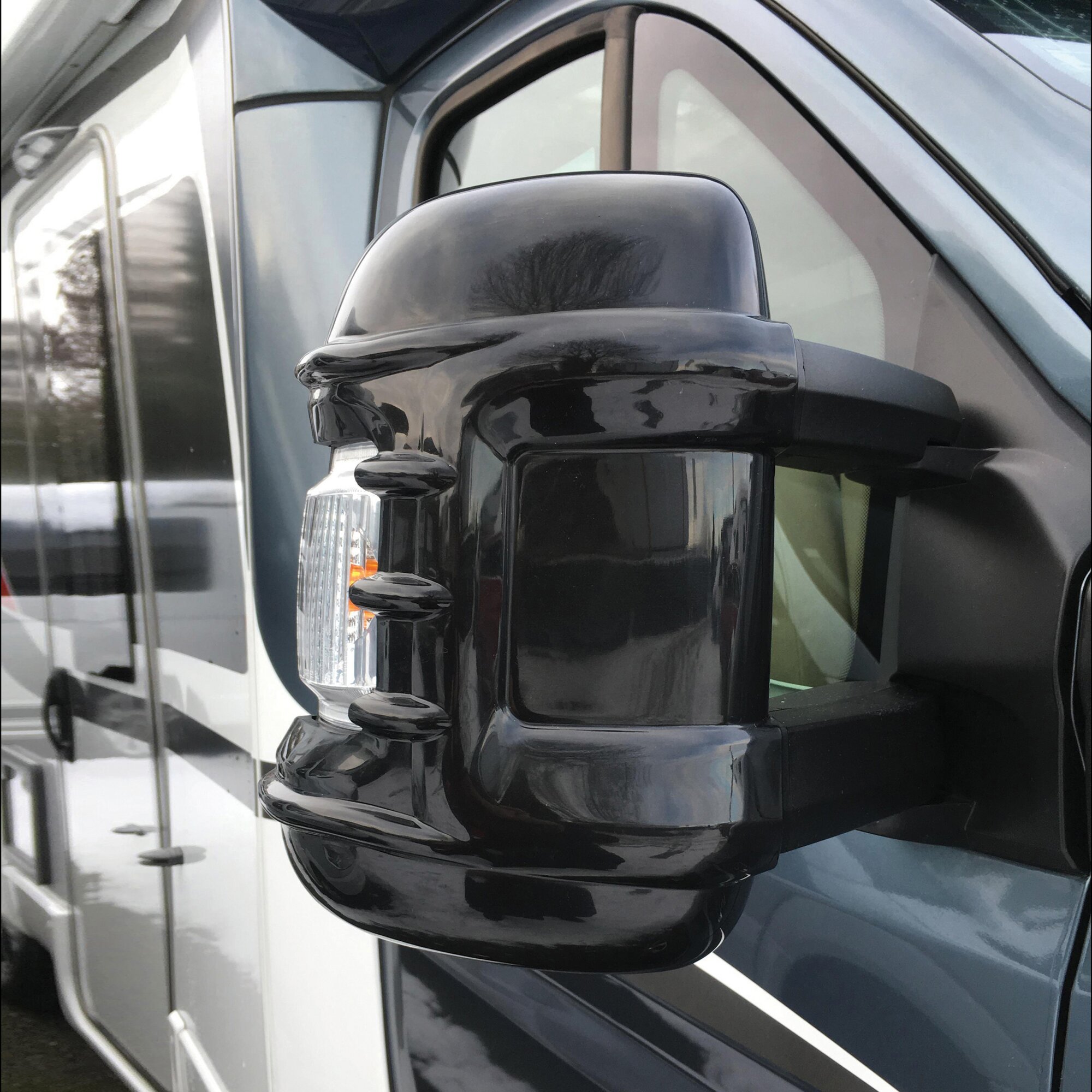 Mirror Protection Fiat Ducato, black