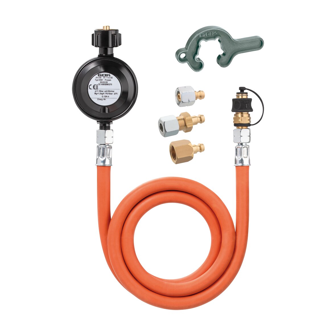 Camping Gas Regulator Hose Line Set without Pressure Gauge