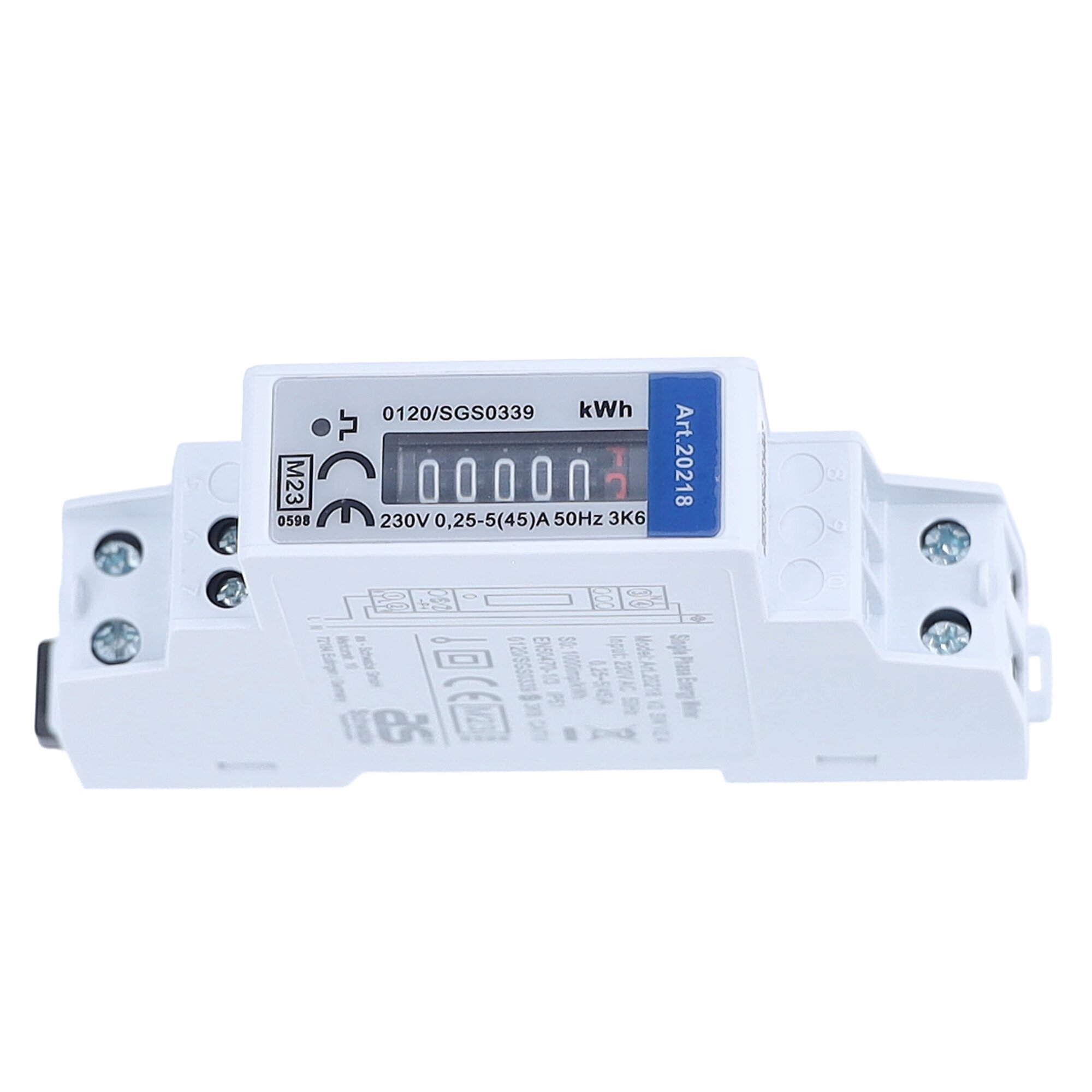 DIN-Rail Mounted AC Energy Meter, 230 V, single-phase