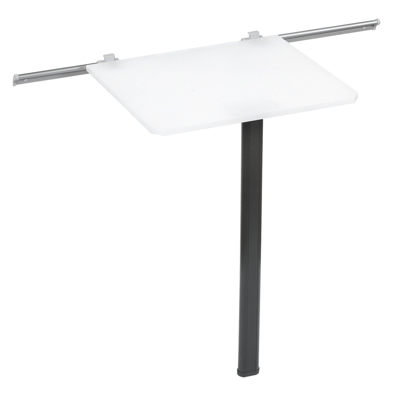 Table Sliding Rail Set, silver grey