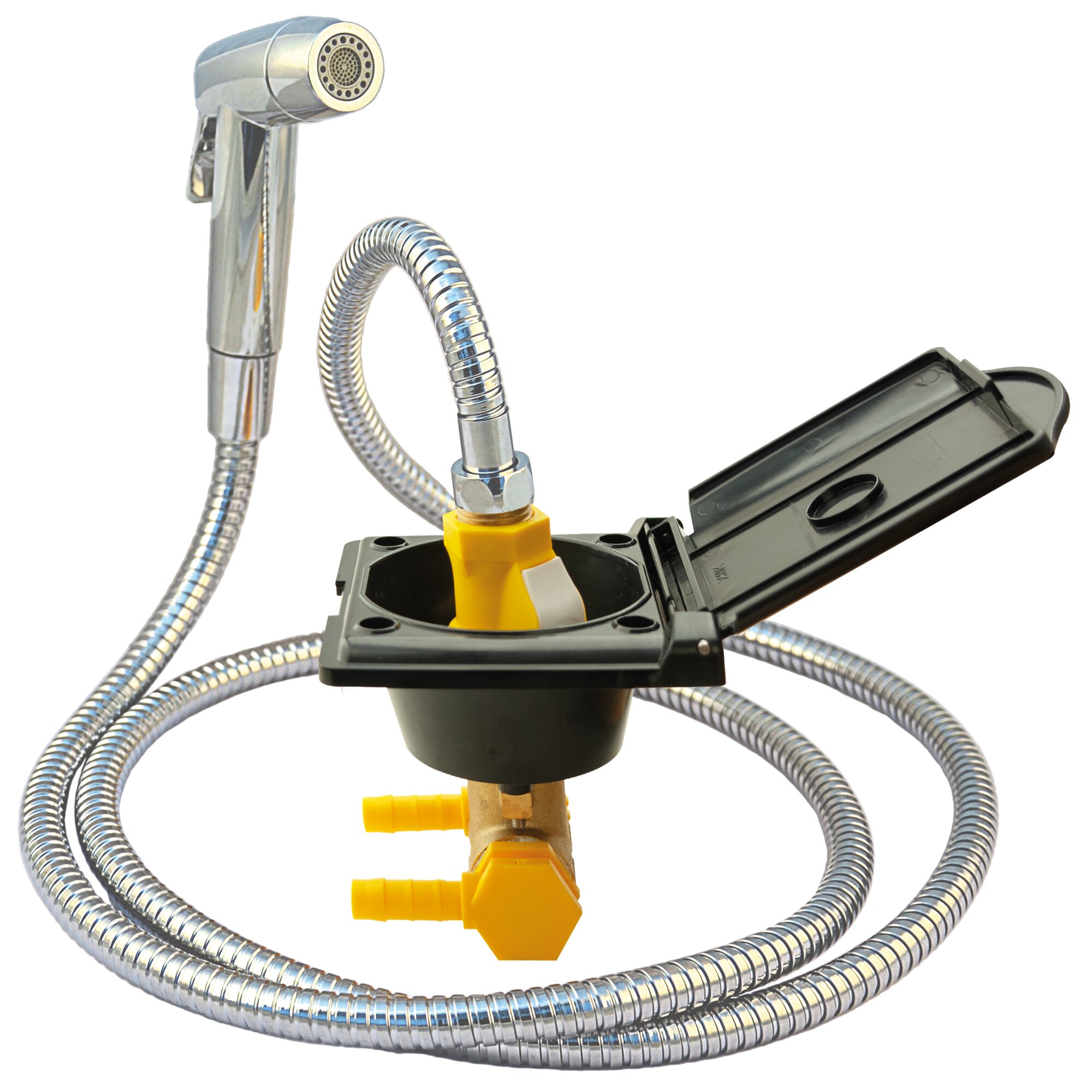 Outdoor Shower Connection ø 10 mm, black