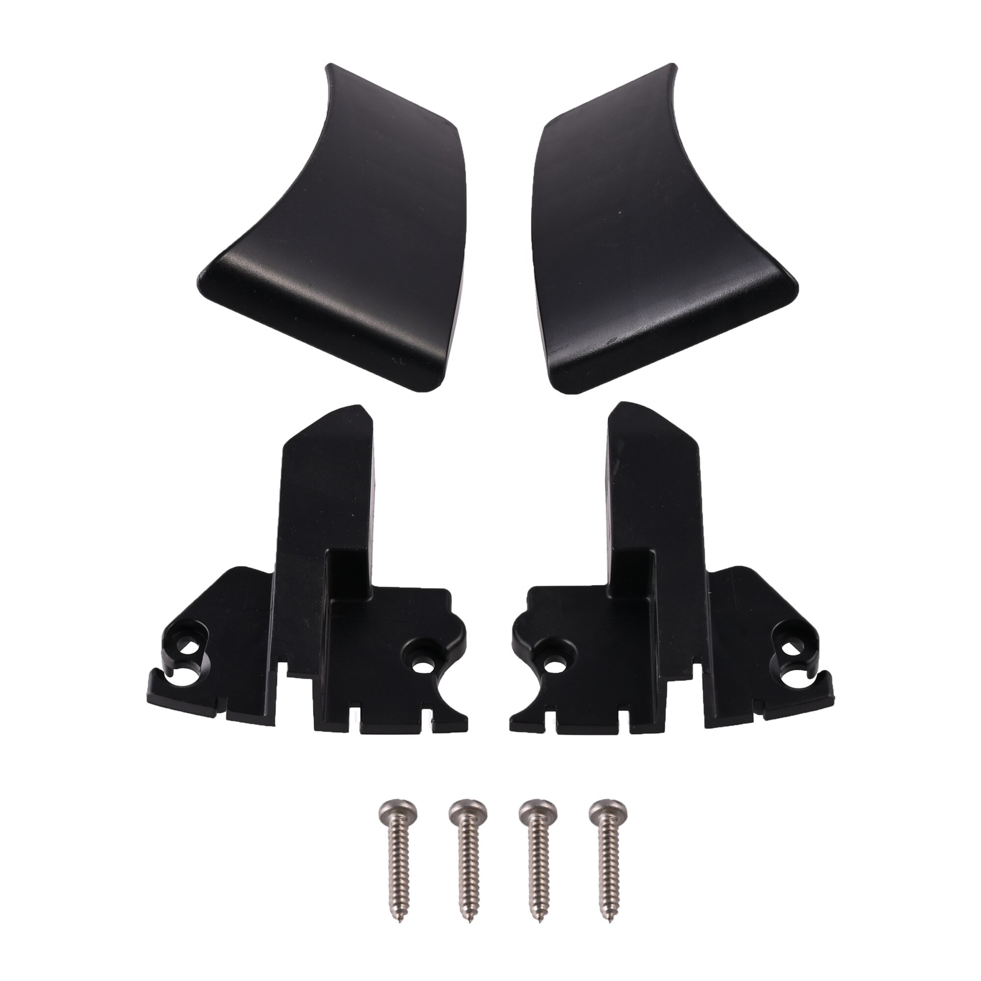 Front Panel End Caps, Set Left and Right for TO 5003, anthracite