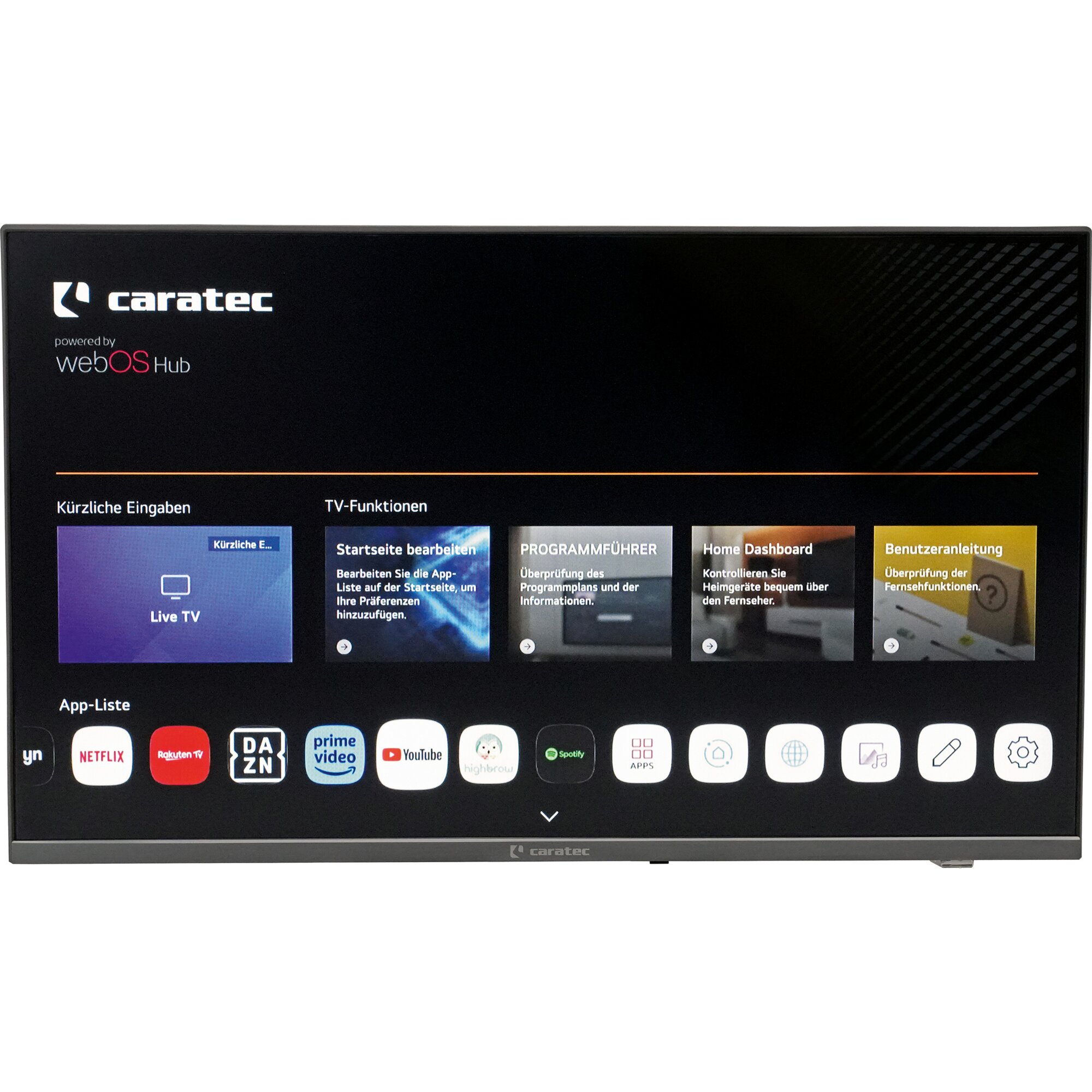 TFT-LED Flat Screen TV with webOS Caratec Vision Smart-TV, 27" (69 cm)