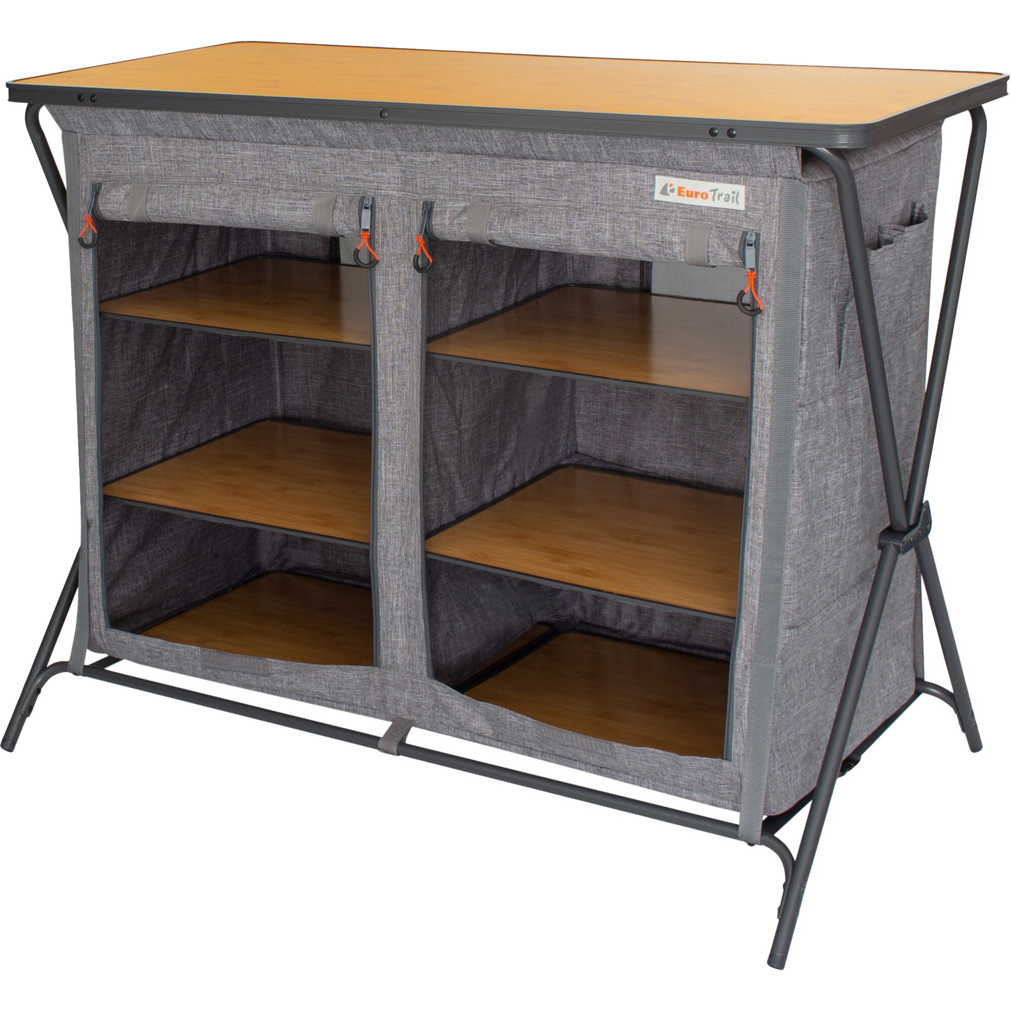 Camping Cabinets Nova, dark grey, Forano
