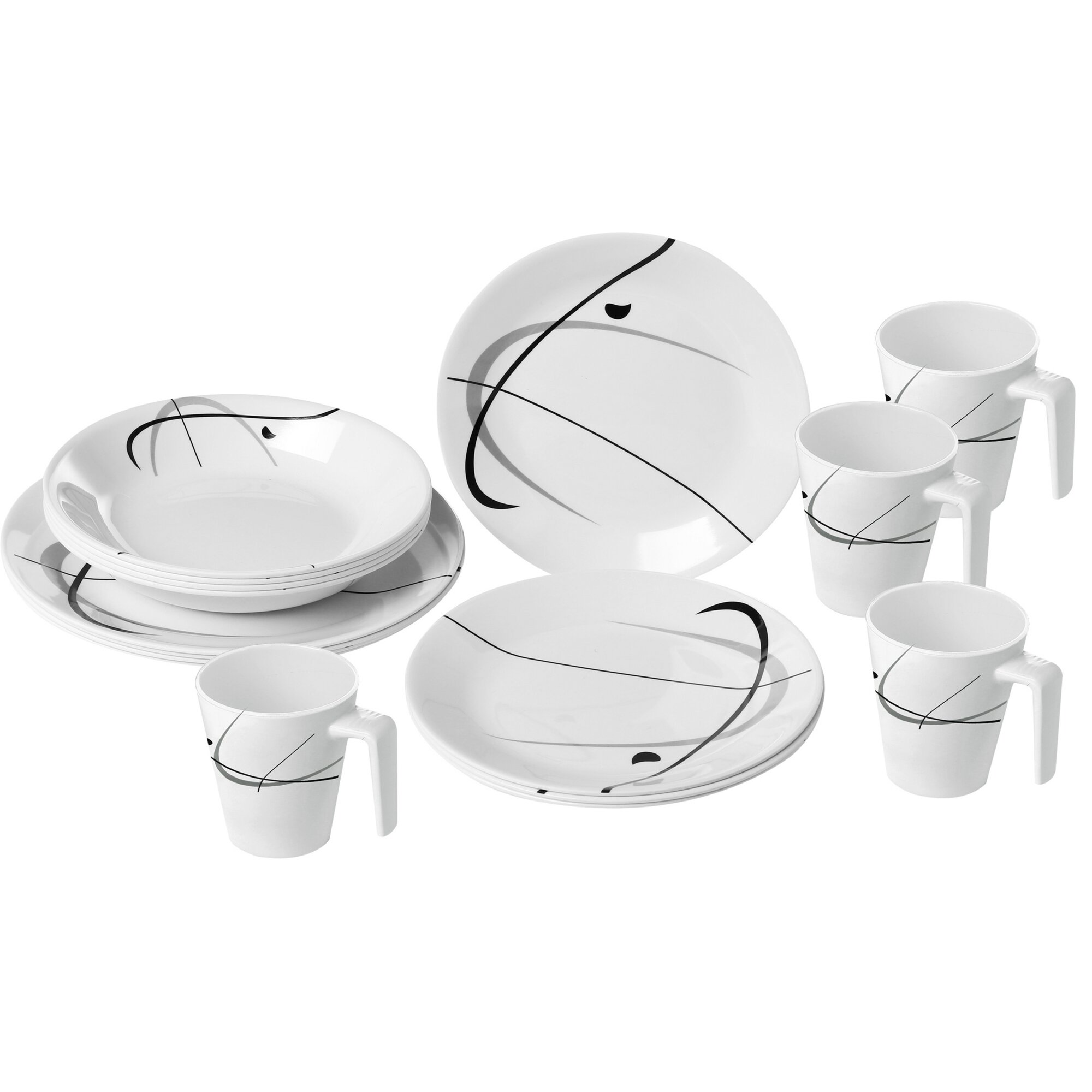 Tableware Series Serenade, Tableware Set 16 pieces