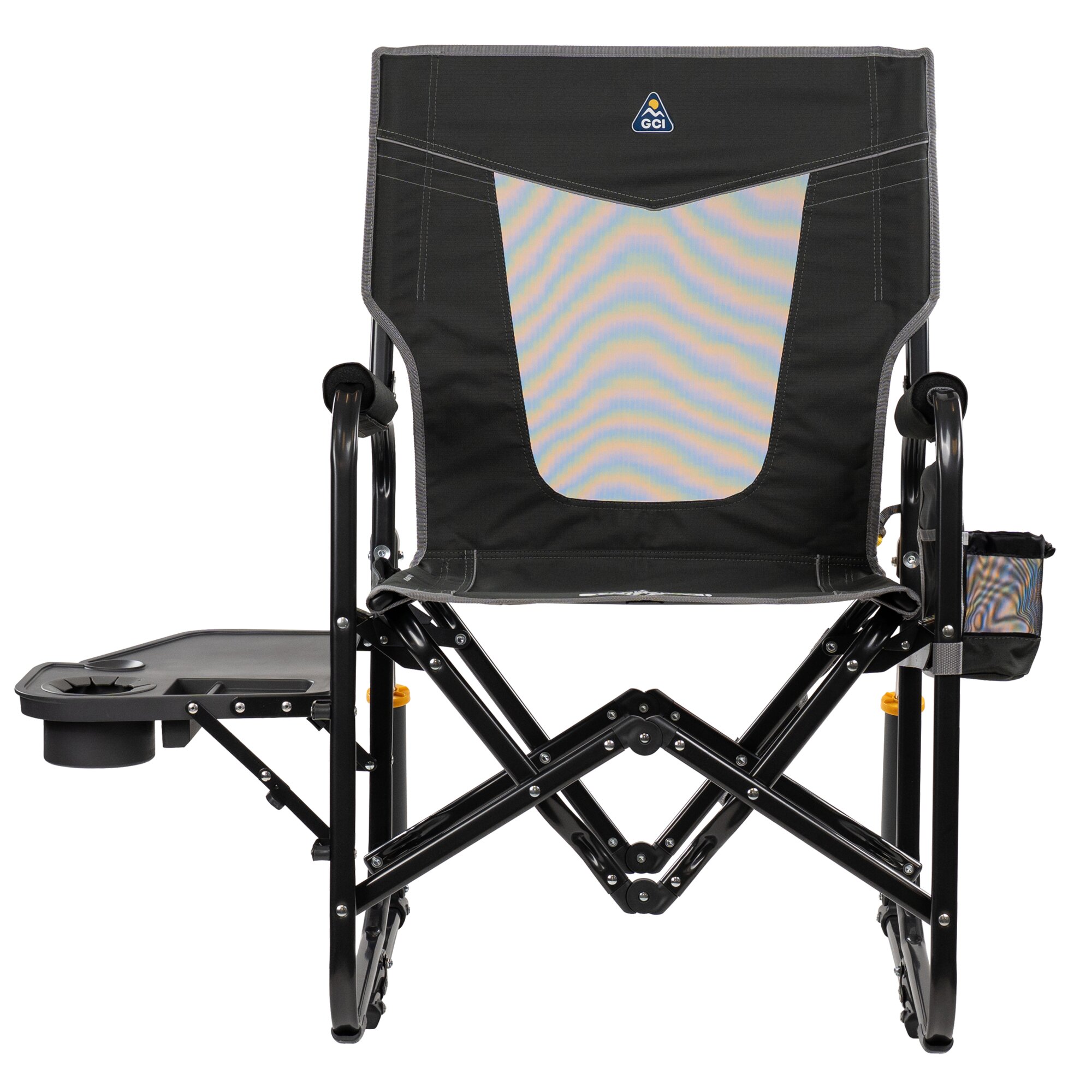 Camping Rocking Chair Stowaway Rocker™ with Table, anthracite