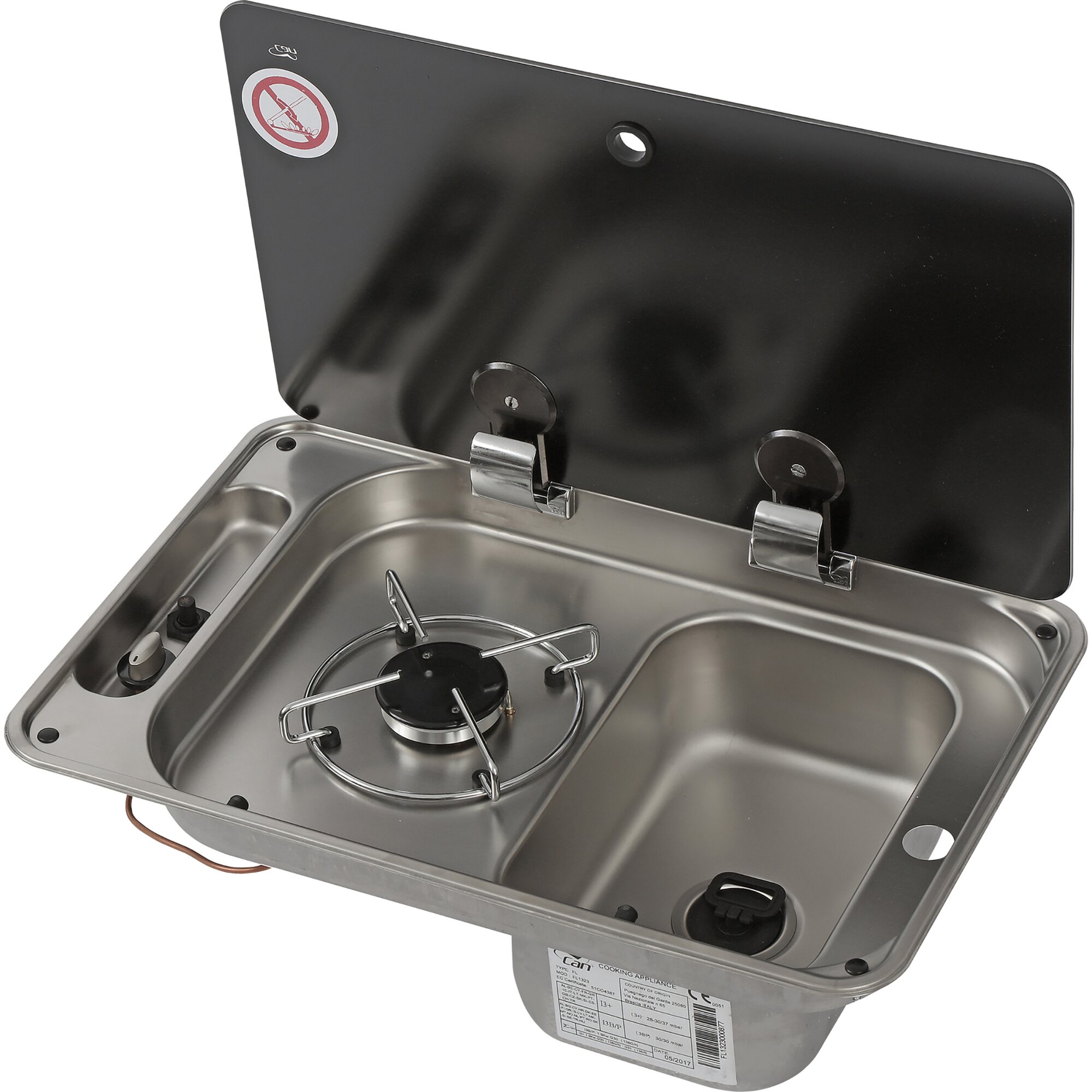 Hob/Sink Combination FL13, sink right