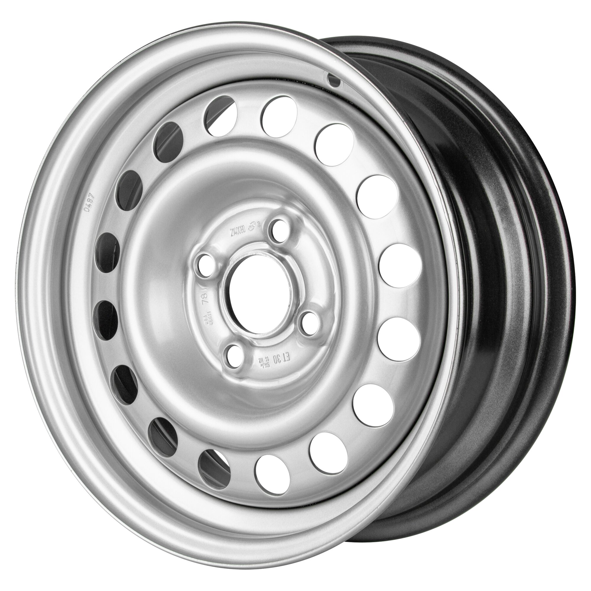 Steel Rim, 700 kg, Nut: ∆ | LZ 4, 5 ½ J x 14