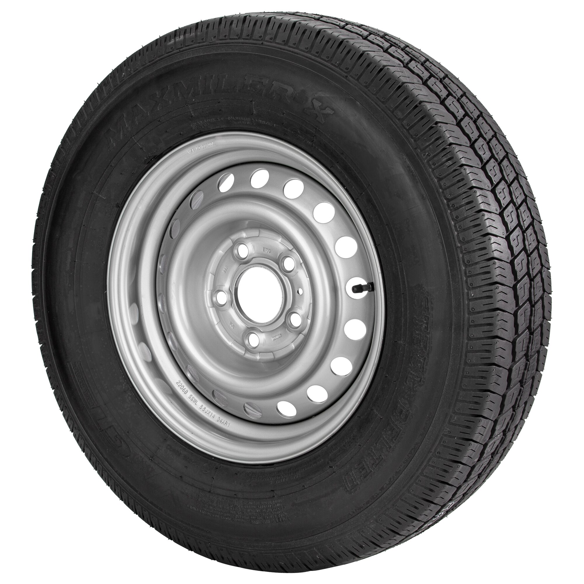 Spare Tyre for Caravans, Nut: o | LZ 5, 195 R14 C (5 ½ J x 14)