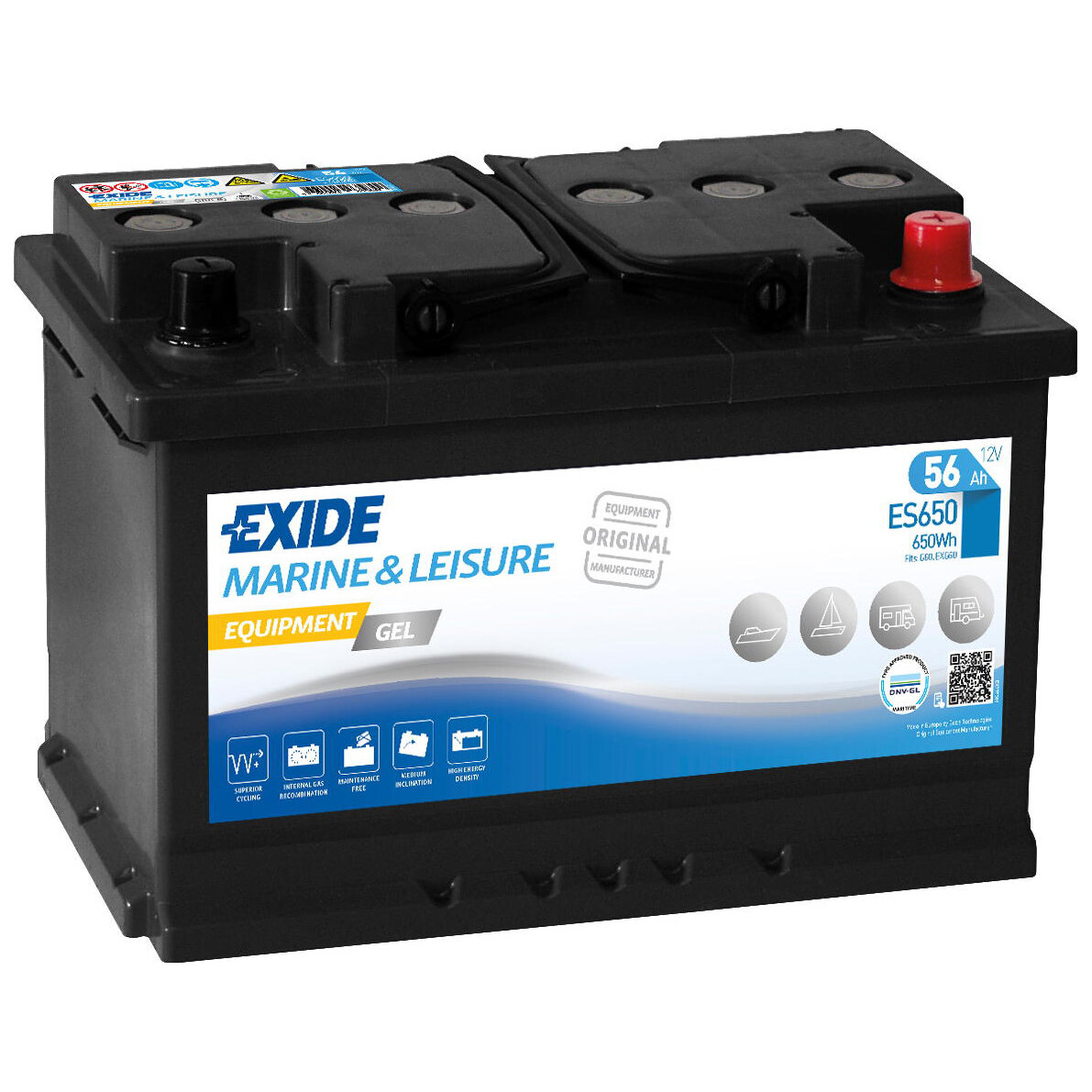 Battery Equipment GEL, 56 Ah