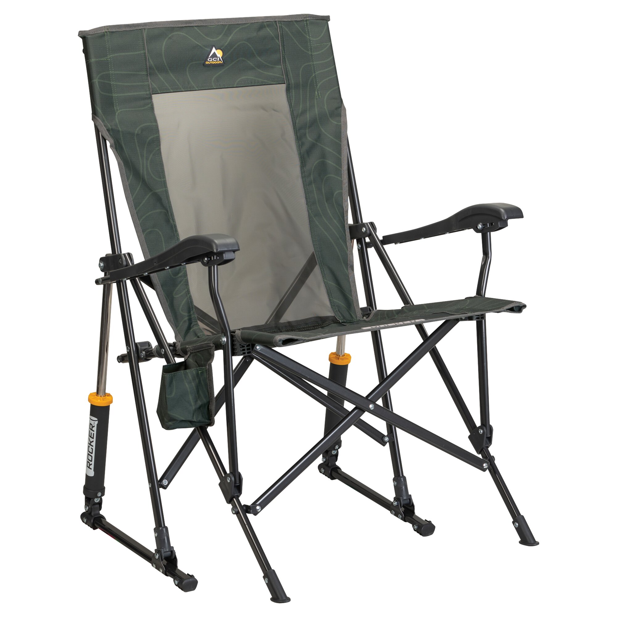 Camping Rocking Chair RoadTrip Rocker™, dark green