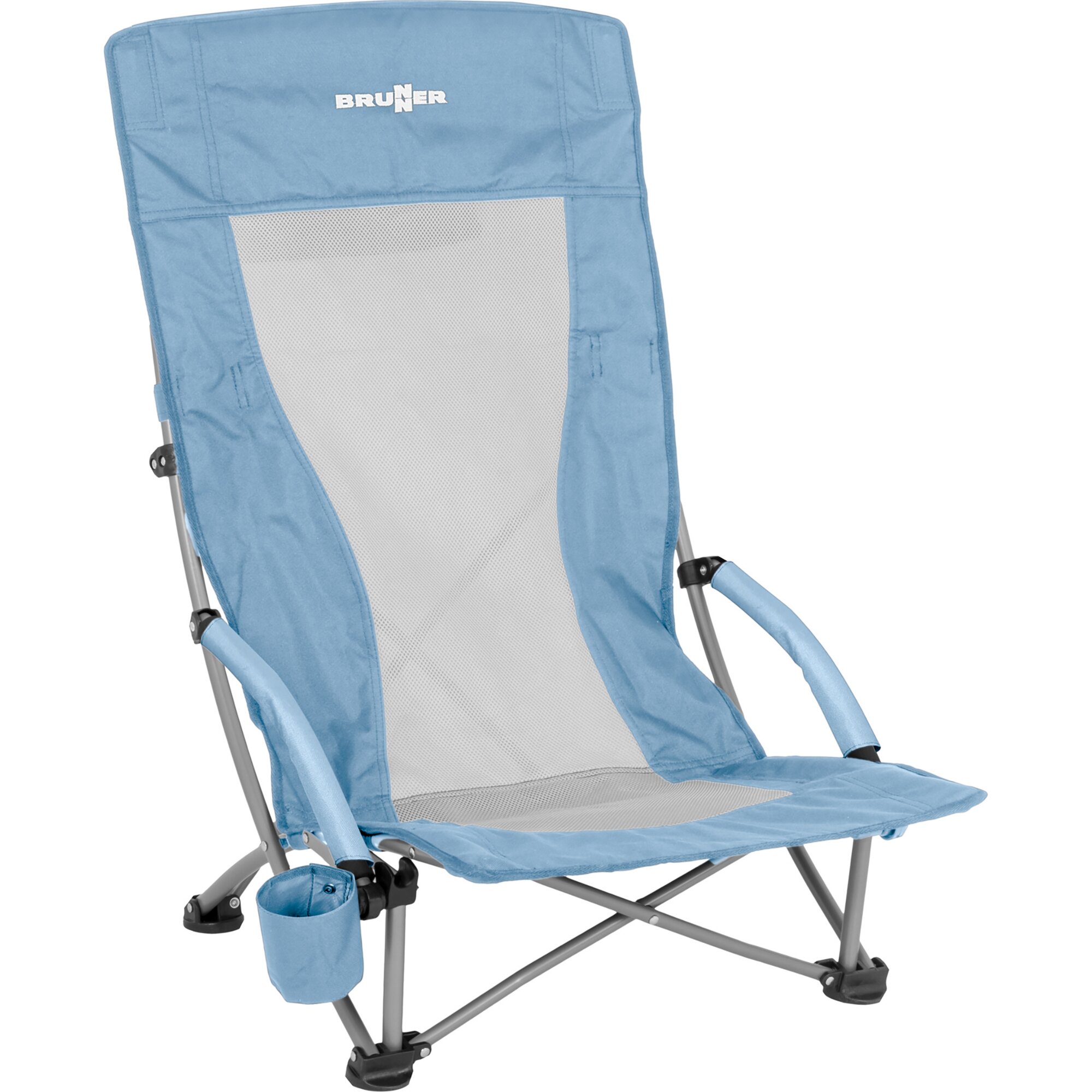 Cuba Highback Beach Chair, blue