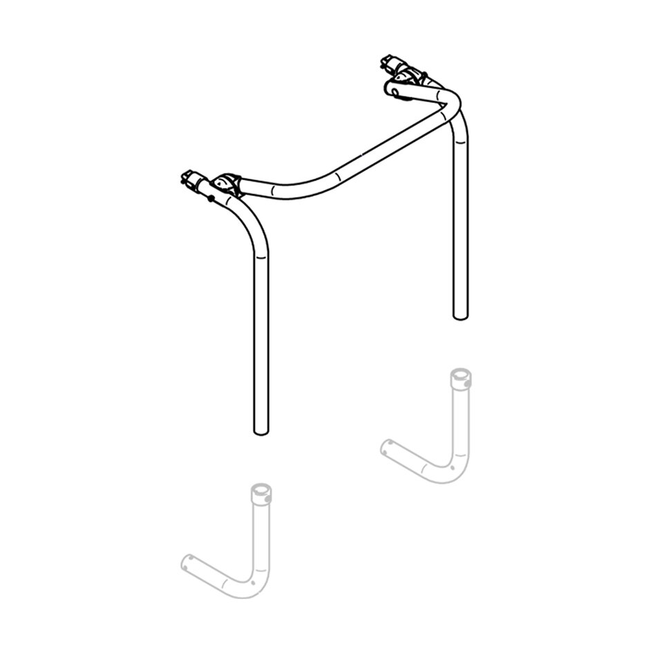 Support Frame Bracket and Upper Frame Arm Thule Sport G2 SV