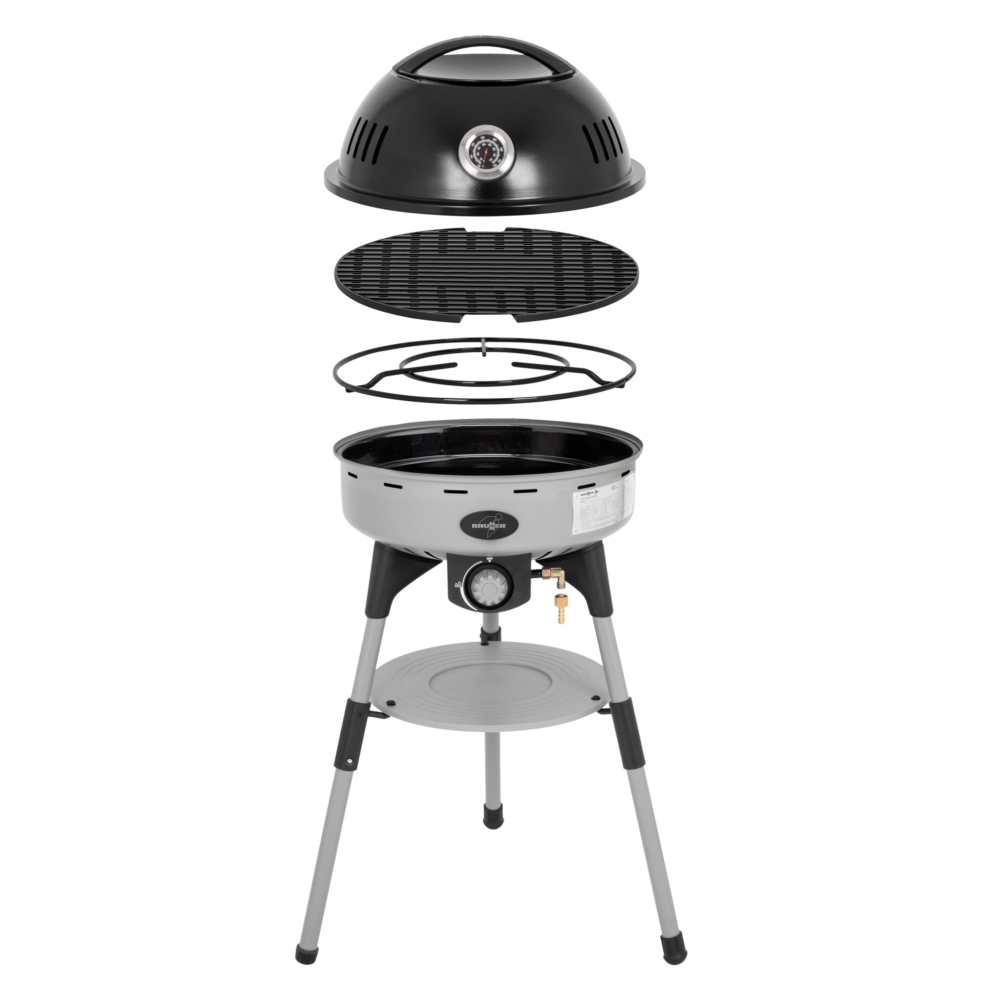Gas Barbecue BBQruiser HT Roundgrid, 30 mbar