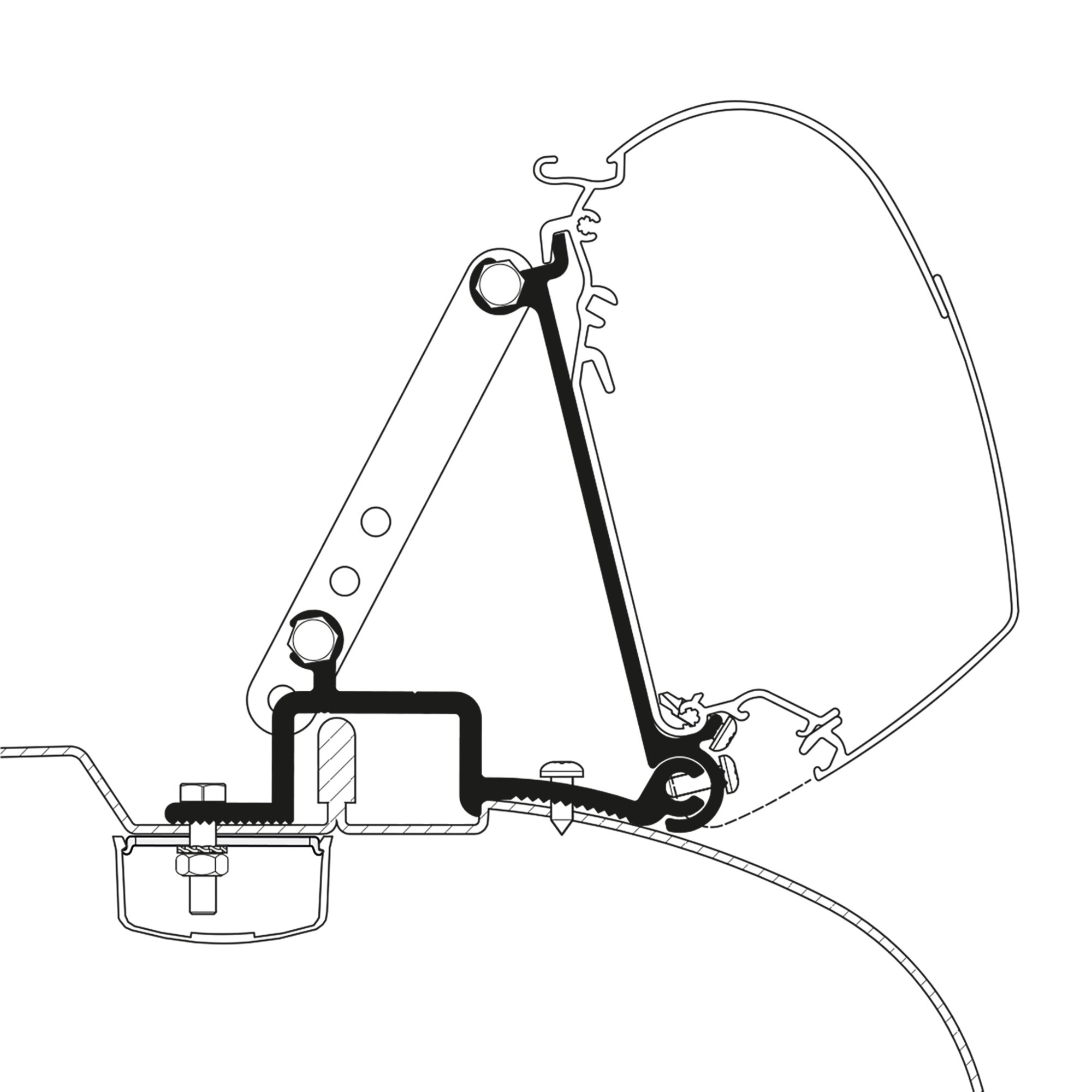 Adapter For Fiat Ducato Built 1994 - 2006/06 For TO Series 5200