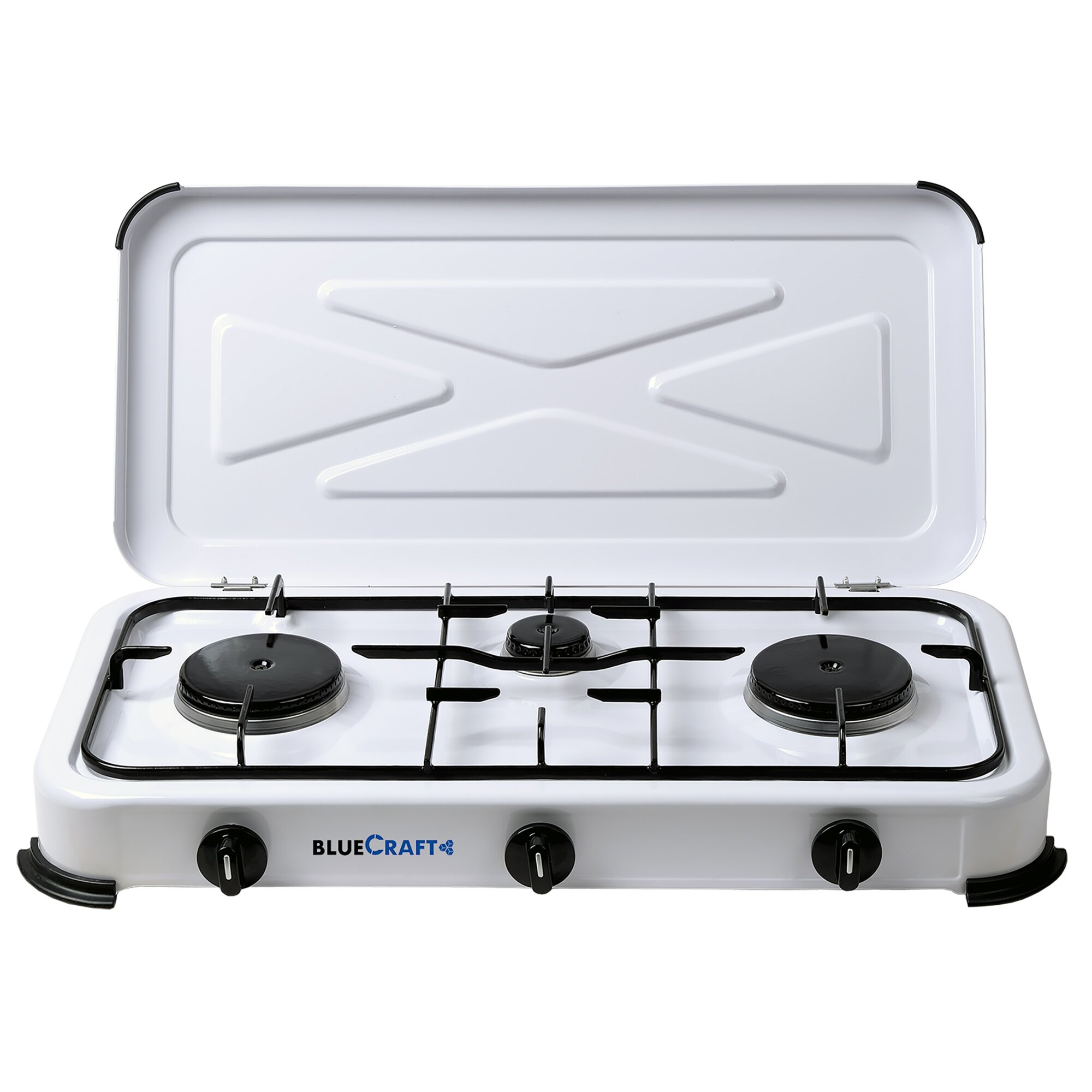 Camping Stove Bluecraft, 3 Burners without Flame Failure Device