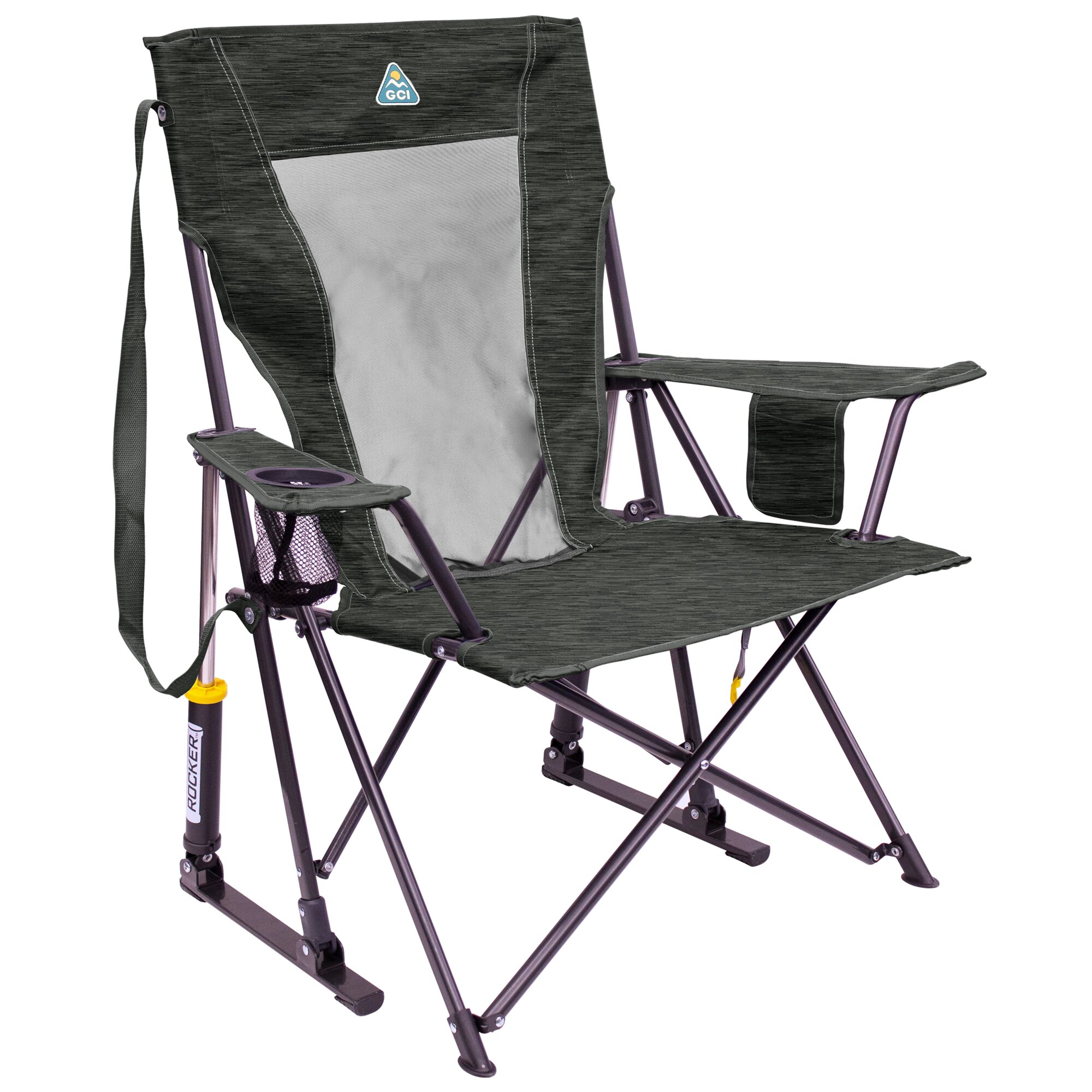 Camping Rocking Chair Comfort Pro Rocker XL™, anthracite