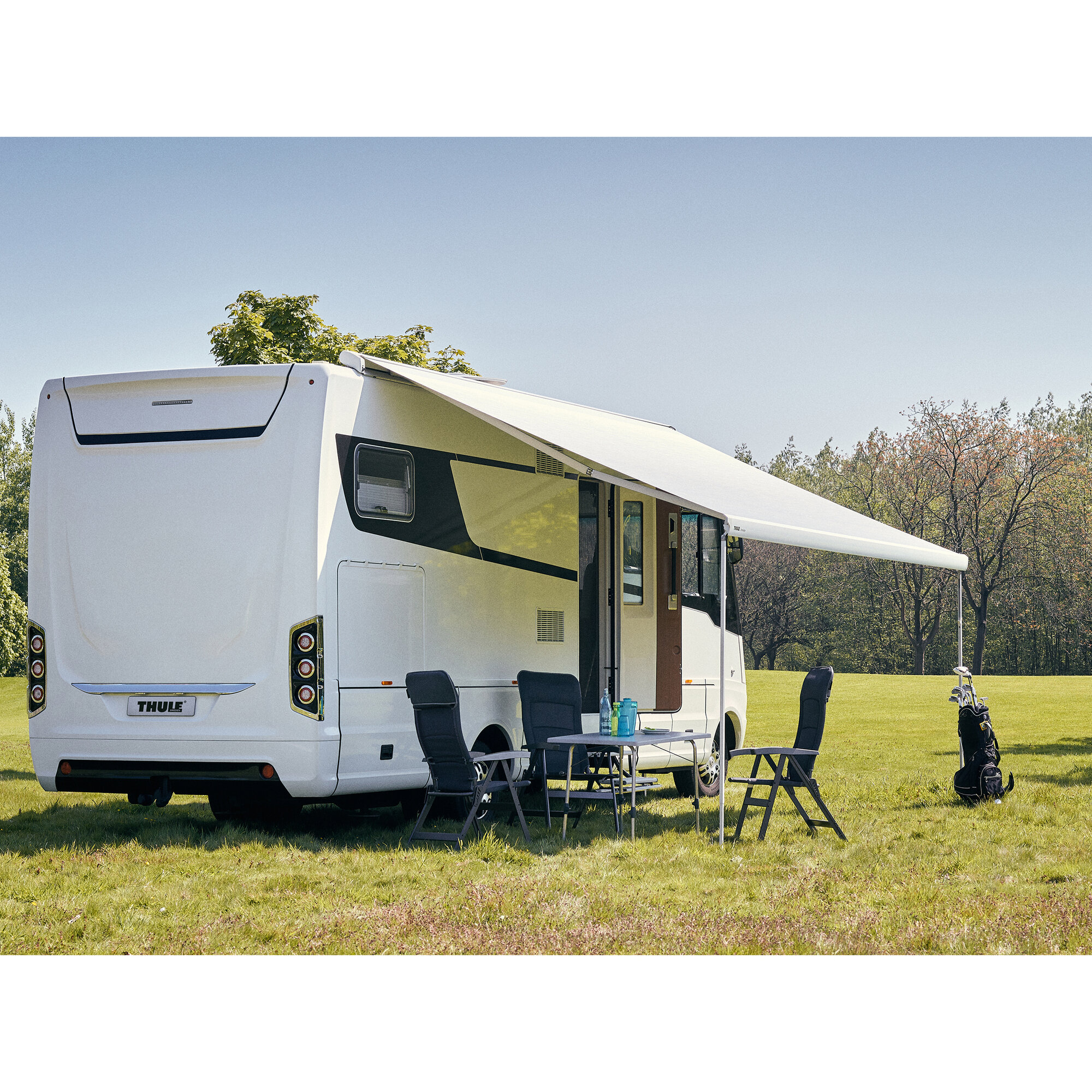 Awning Thule Omnistor 9200 with Motor, beige-white, 4 m