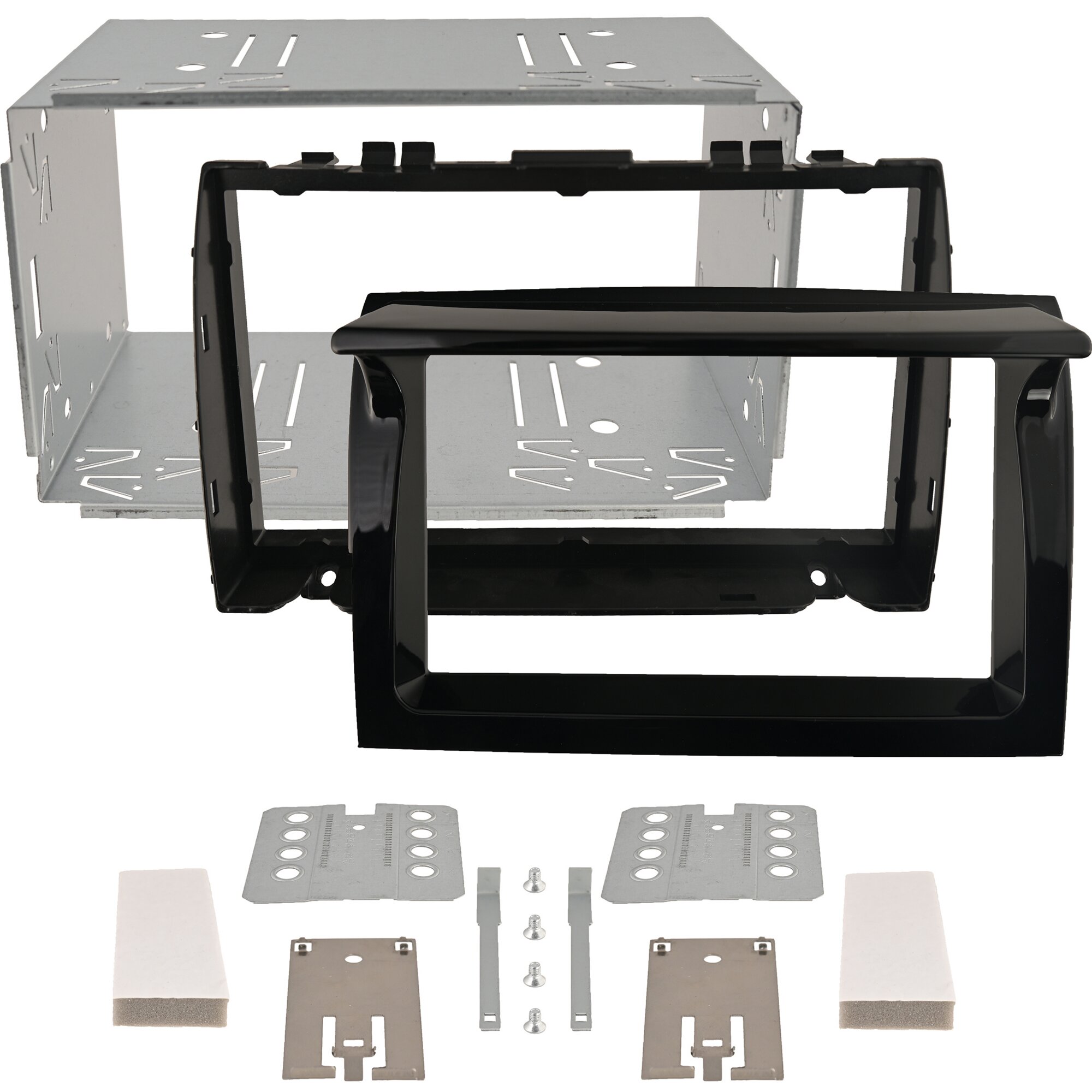 Double-DIN Mounting Frame Set for Fiat Ducato