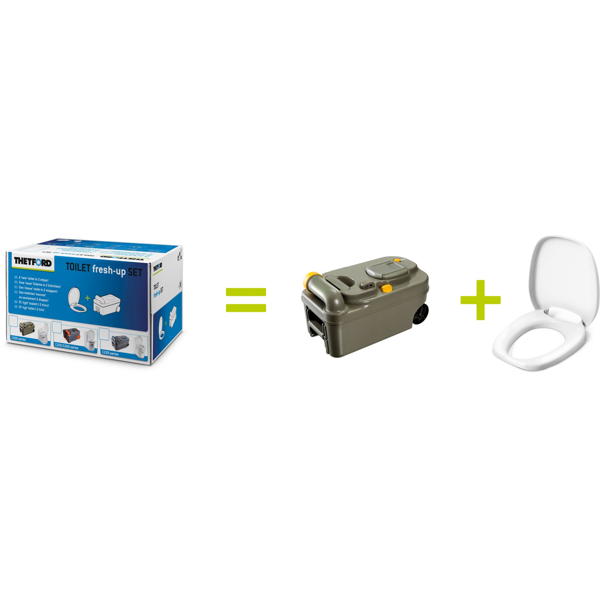 Fresh-Up Set for Camping Toilets Series C200