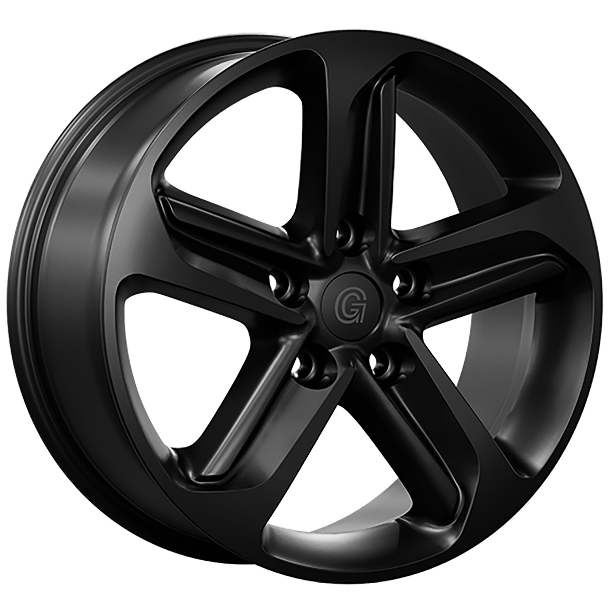 Aluminium Wheel Rim for Fiat Ducato with Heavy-Chassis, 1350 kg, black matt, 6 x 16"