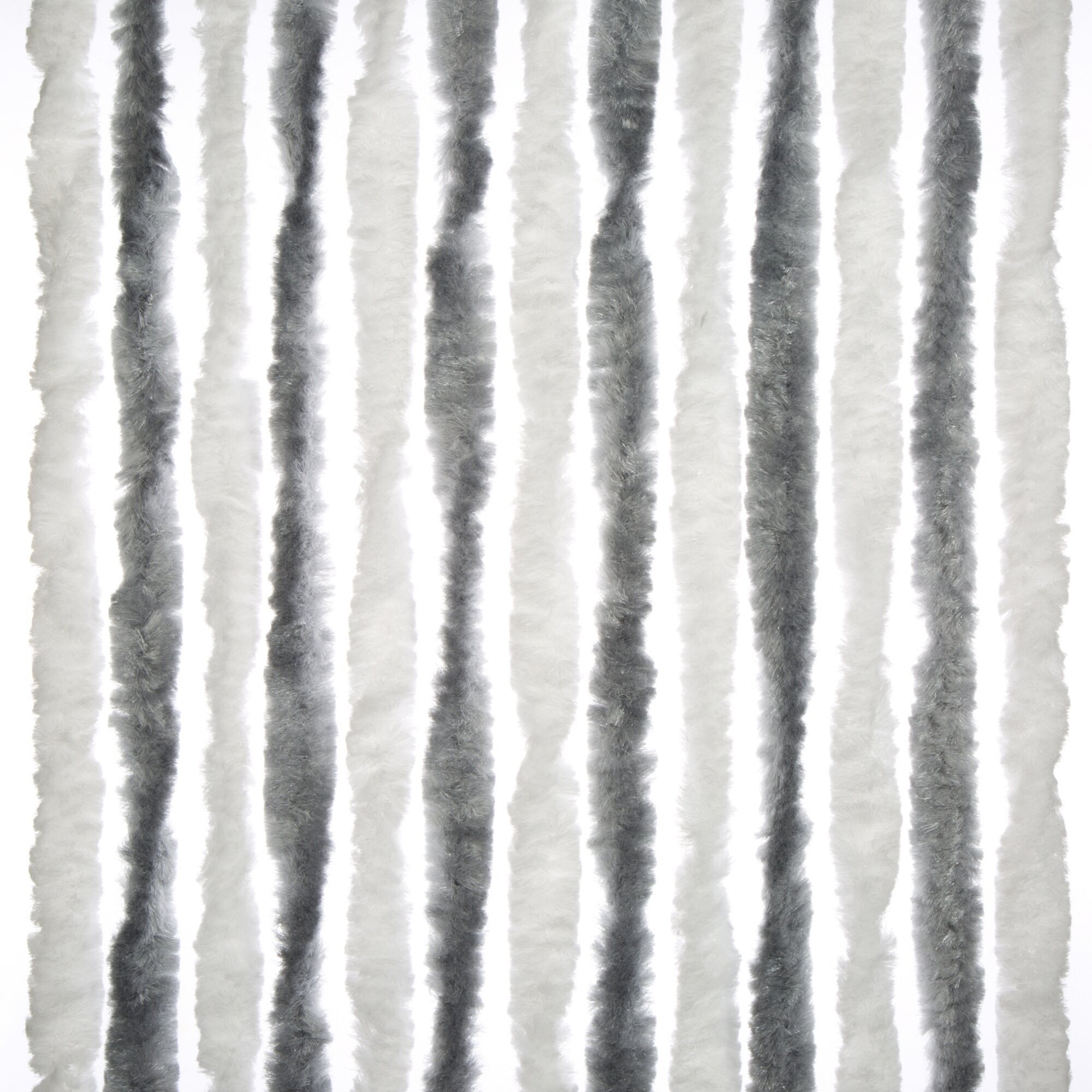 Fleece Curtain 100 cm wide, grey/white