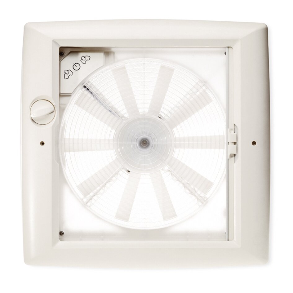 Skylight with Ventilator, 12 V, white