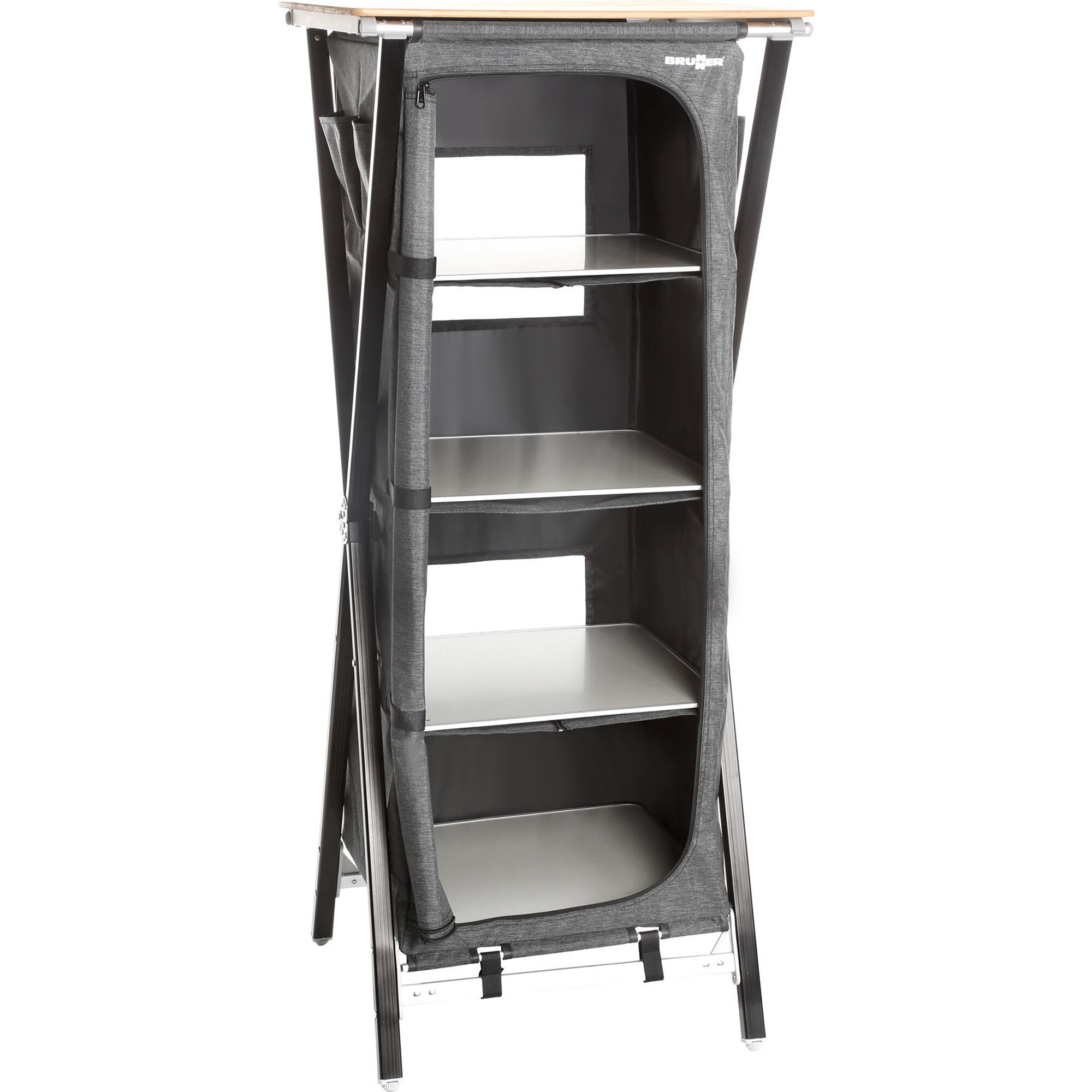 Multi-Purpose Camping Cabinets Mercury Cross Square, grey, Cross HS SQ