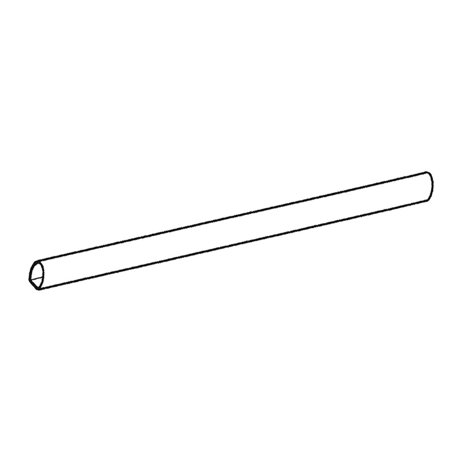 Roof Rail 3 m, Oval, aluminium