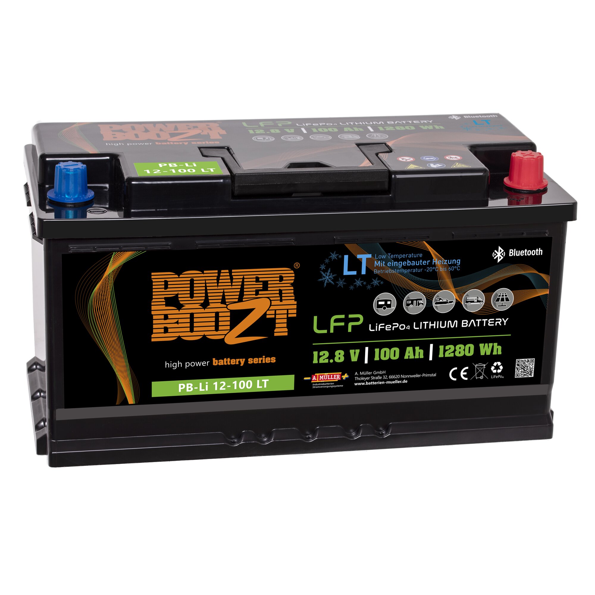 Lithium Cold Weather Battery, 100 Ah