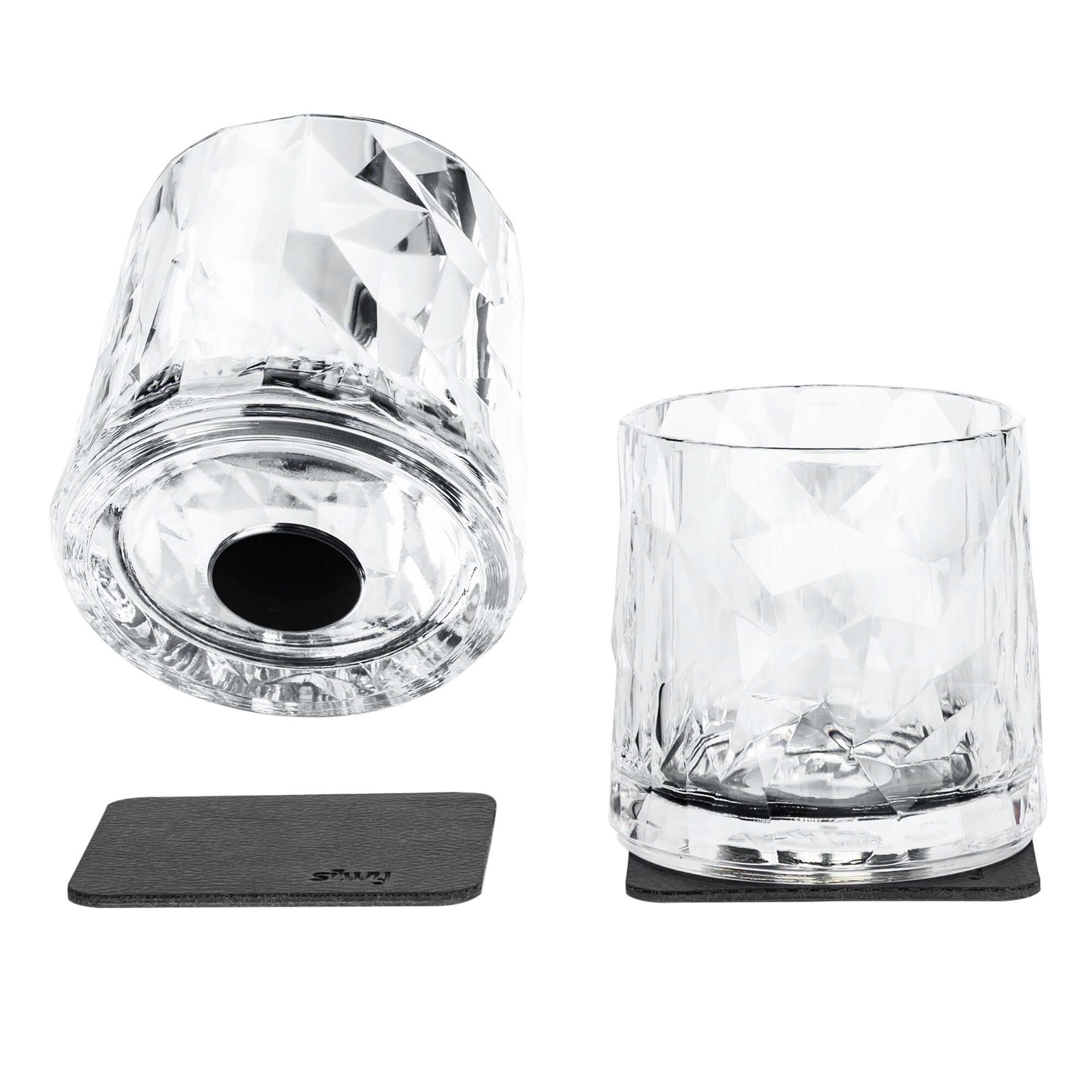 Magnetic Plastic Glasses, Whisky