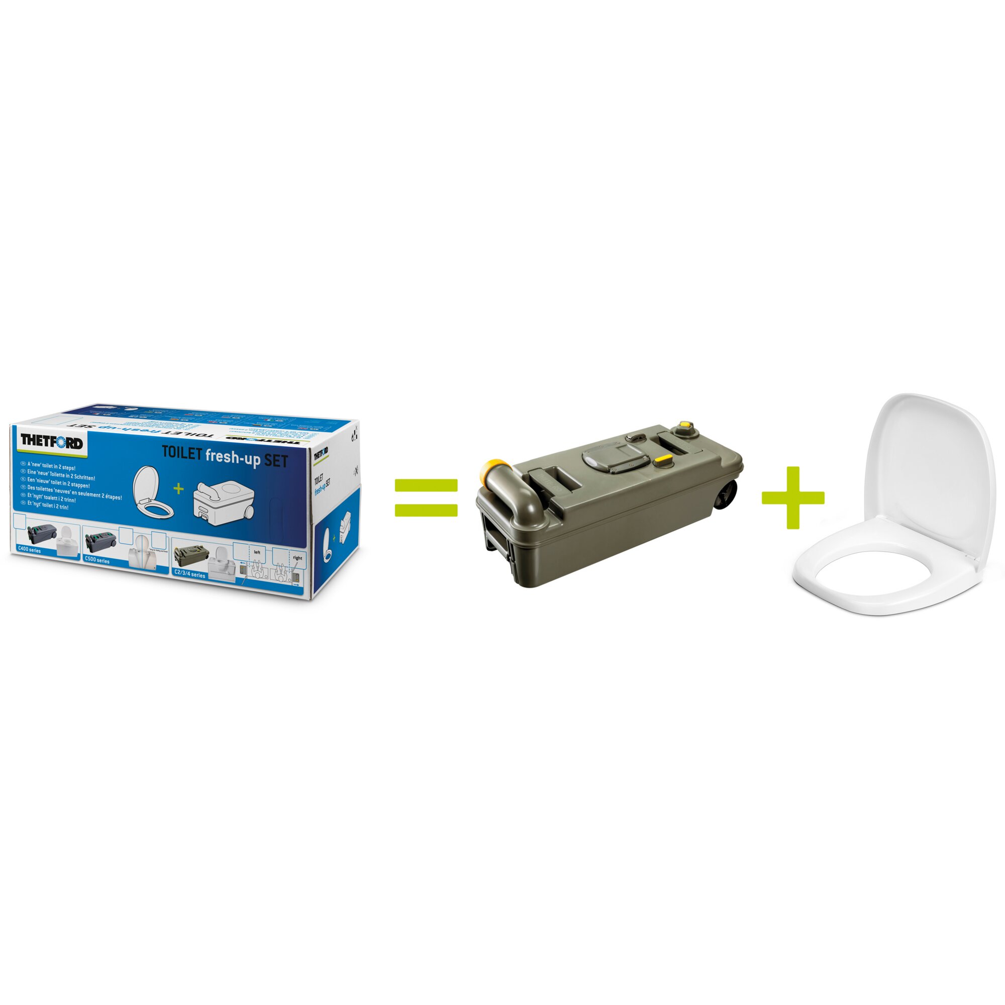 Fresh-Up Set for Camping Toilets C2, C3 and C4