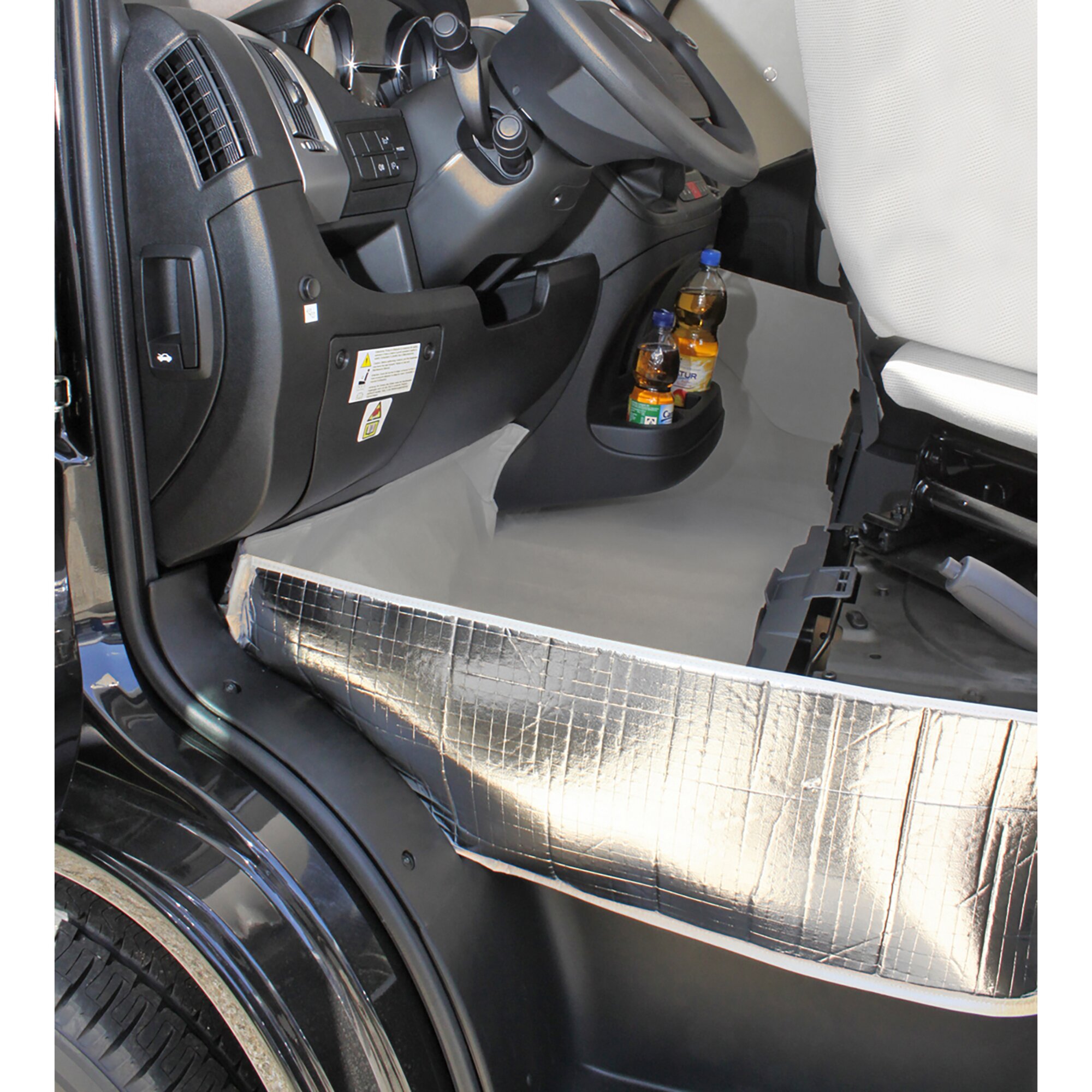 Footwell Insulation for Fiat Ducato X290, light grey
