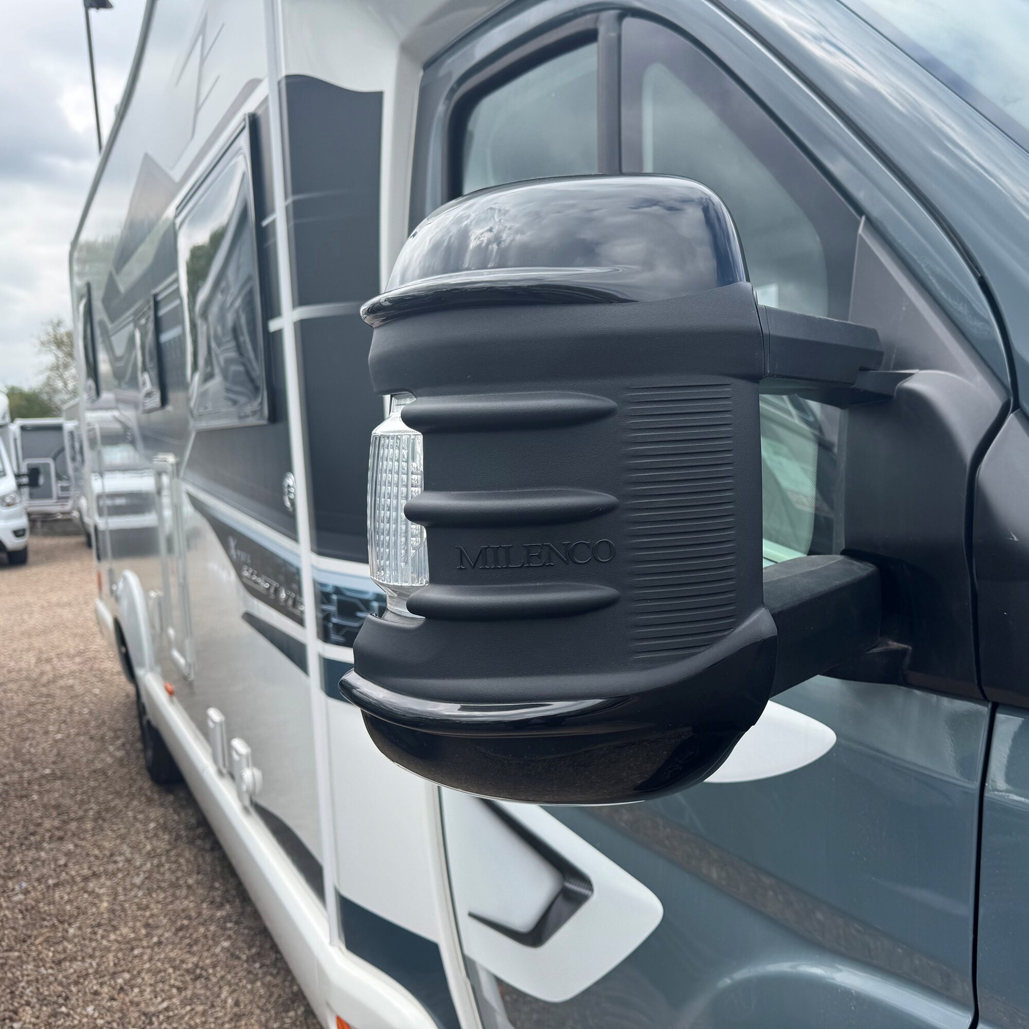 Mirror Protection Fiat Ducato from model 2025, black, 2 pcs