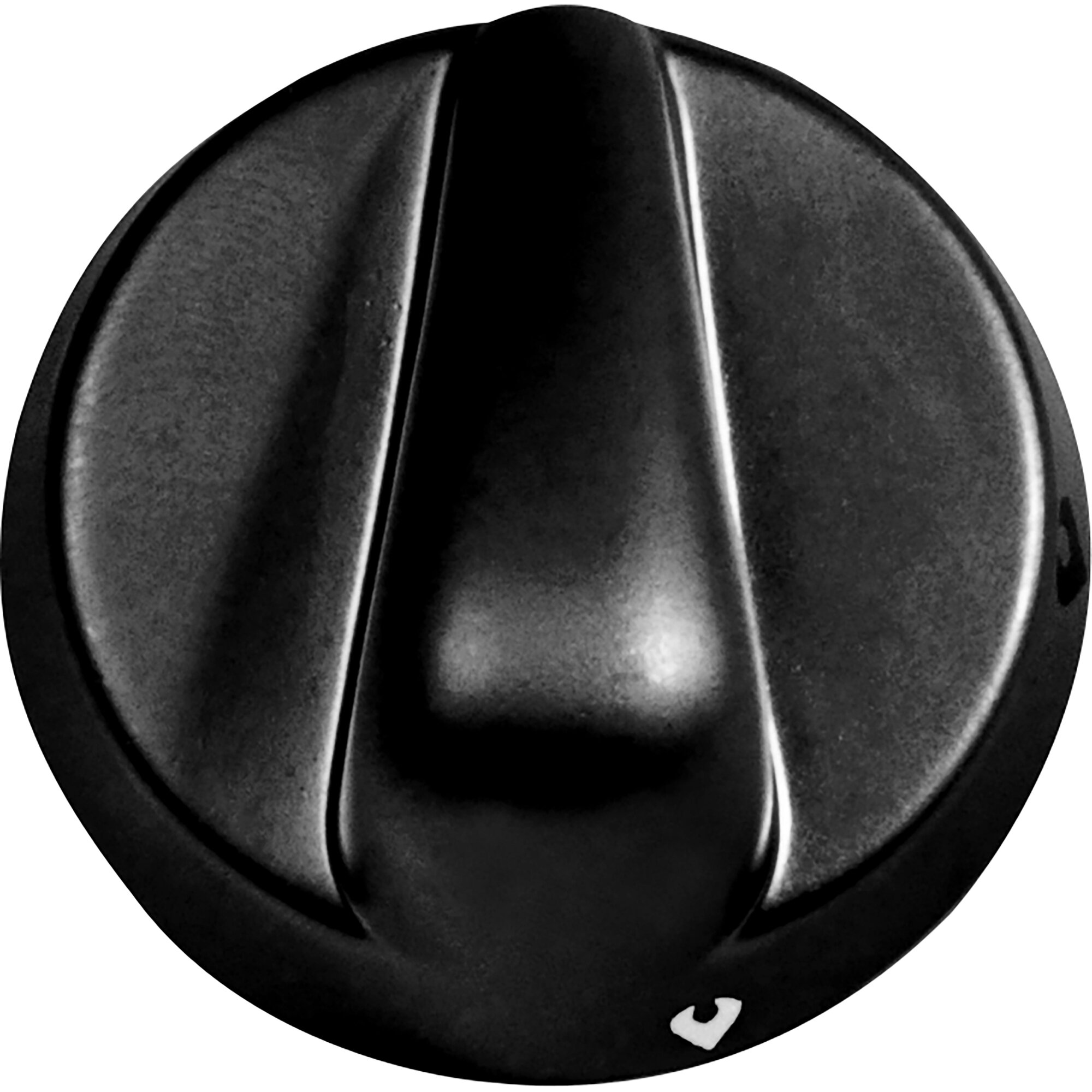 Control Knob, Black, for Thetford Hobs and Ovens, 3 Pieces