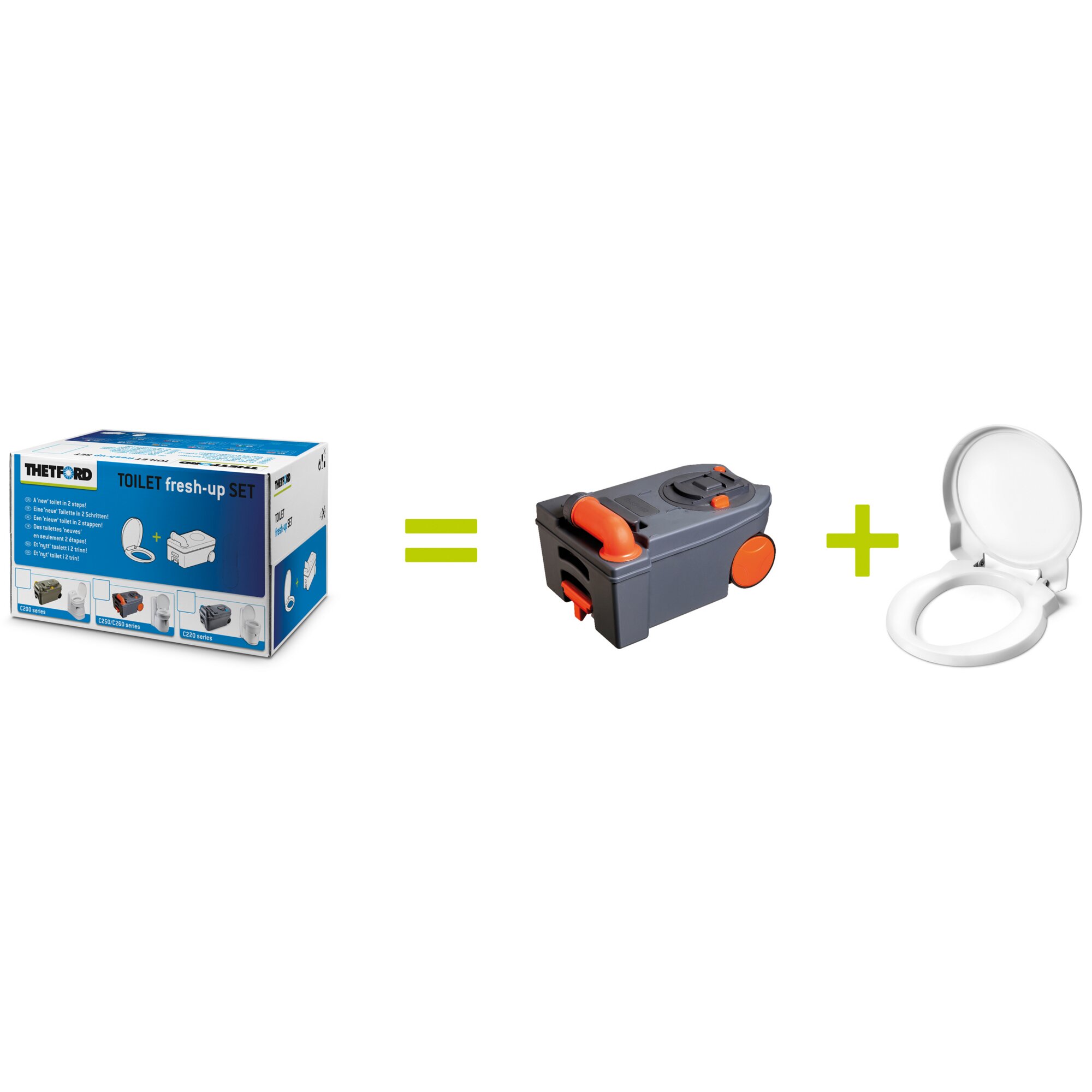 Fresh-Up Set for Camping Toilets Series C250/C260