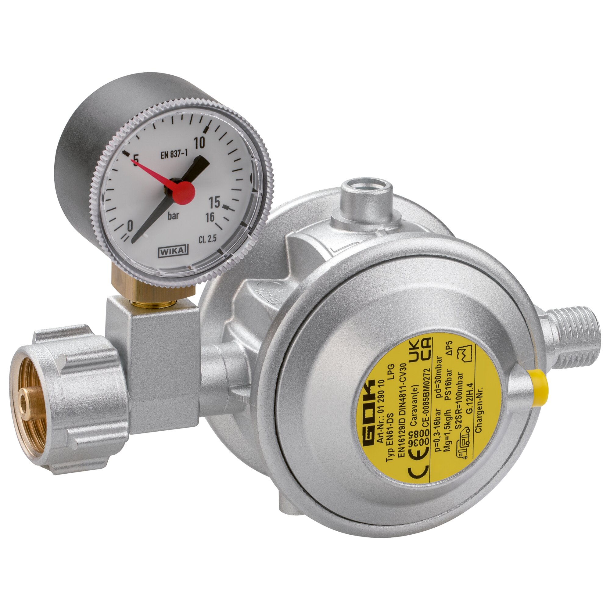 Low Pressure Regulator Caramatic BasicOne 1.5 kg/h