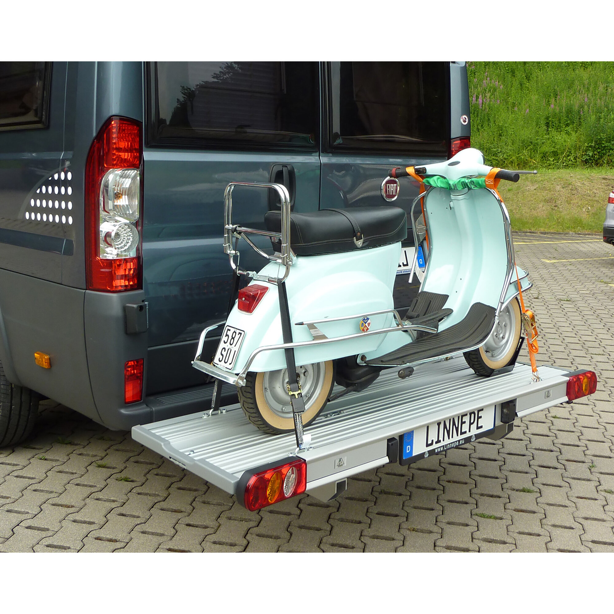 Load Carrier Linnepe SlidePort for Fiat Ducato - overhang 1000 mm -