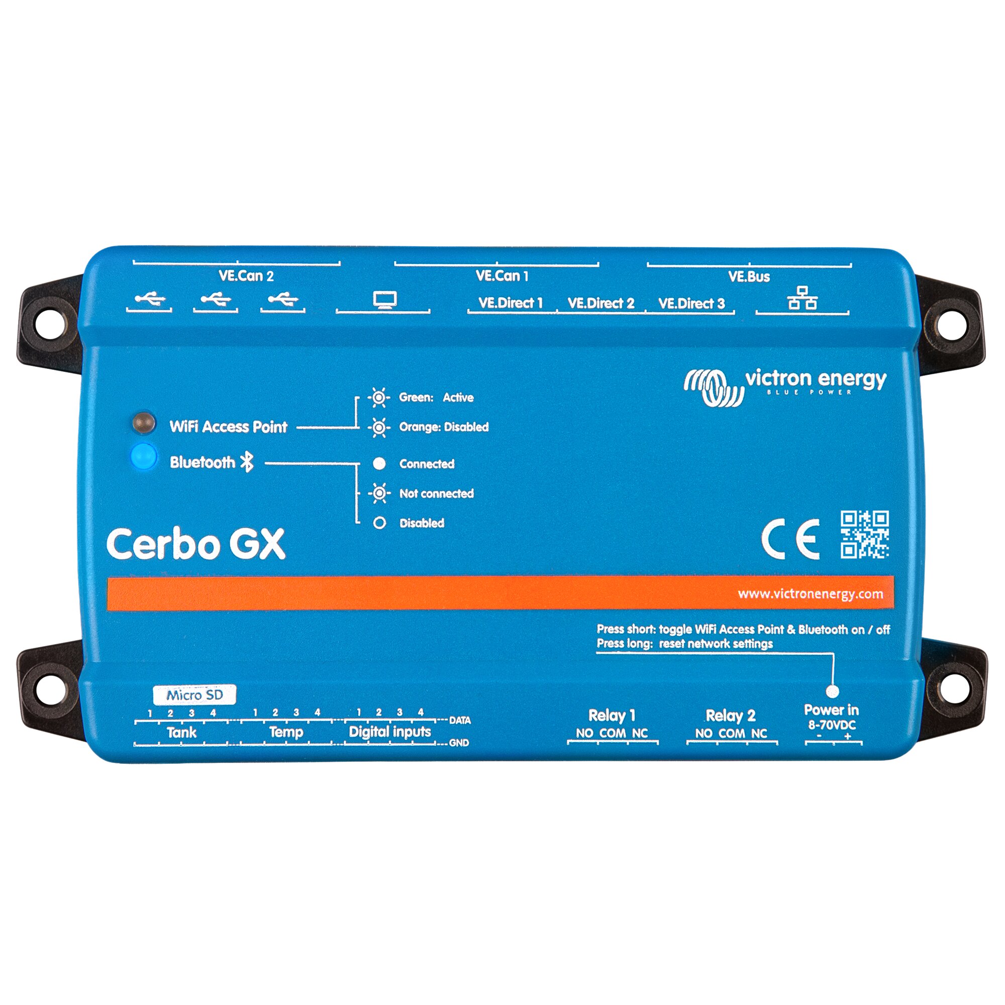 Control Unit/Communication Centre Cerbo GX MK2