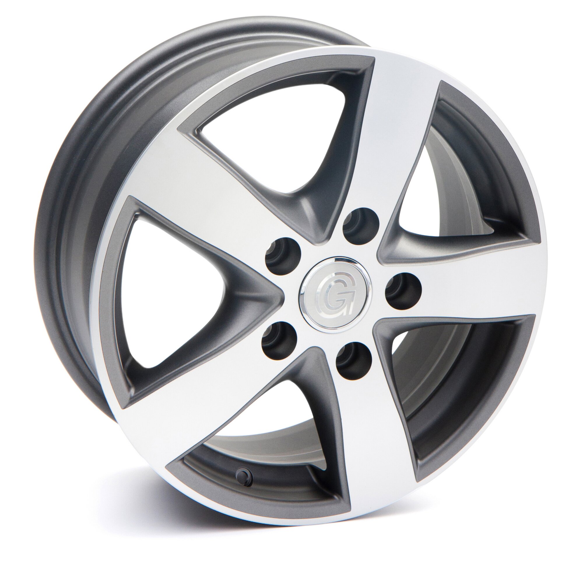 Goldschmitt GSM4 aluminium wheel, anthracite polished matt, for Fiat Ducato with heavy chassis