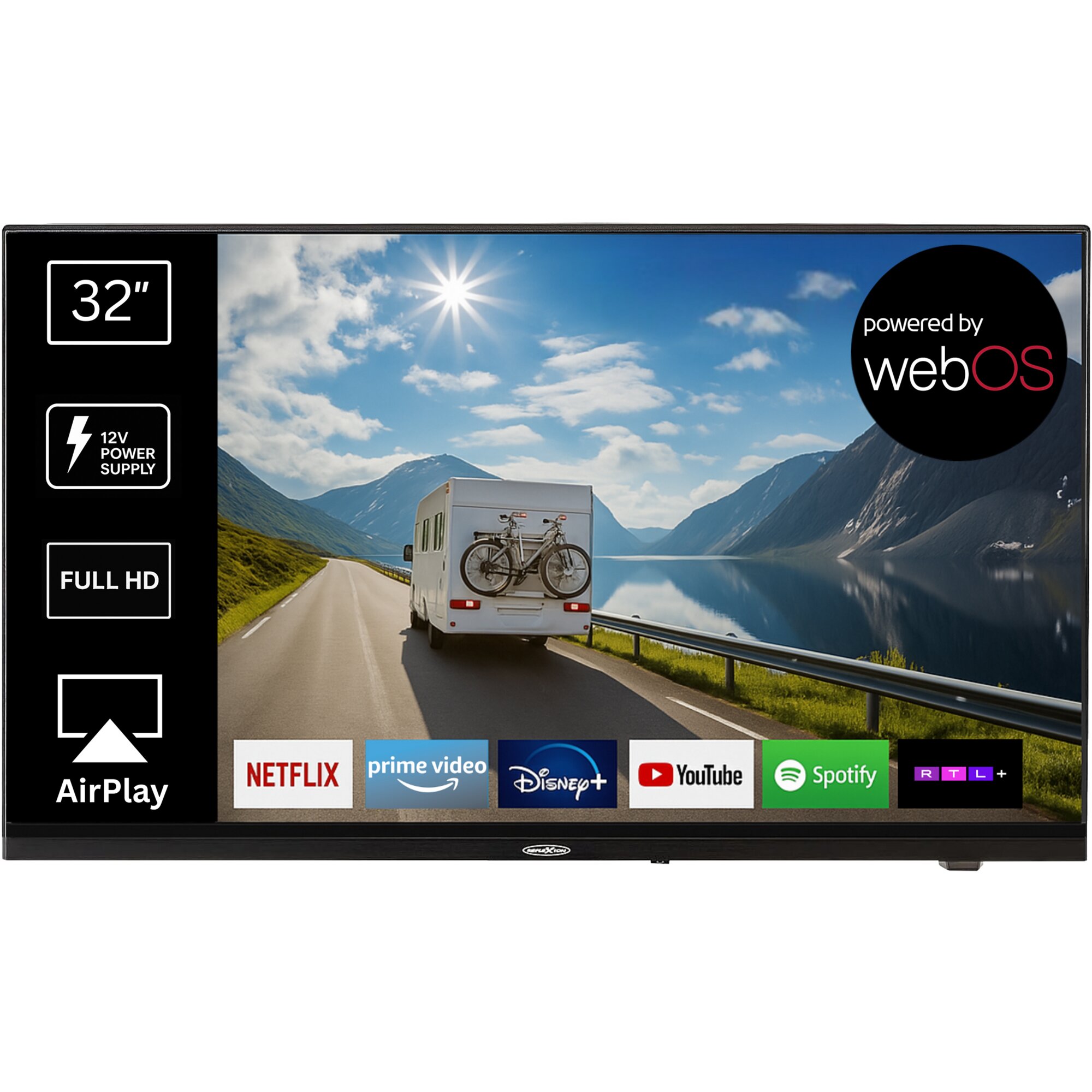 TV Reflexion LDDXiBT, Black, 32" (80 cm)