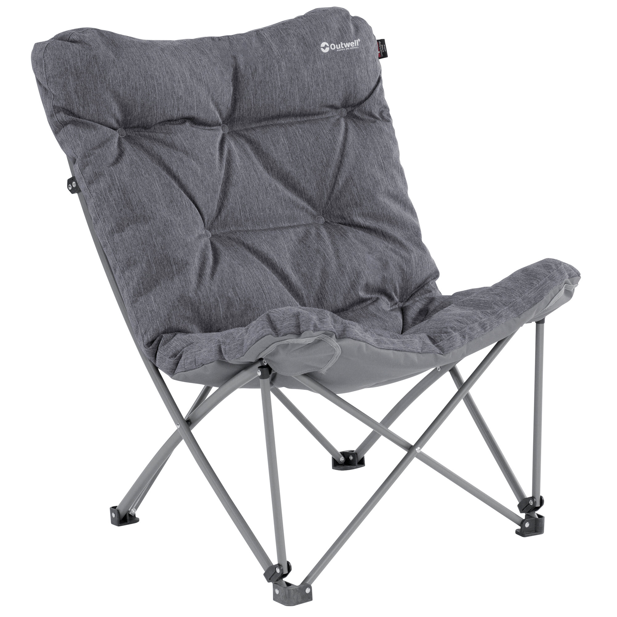 Furniture Series Lake, Folding Reclining Chair, grau