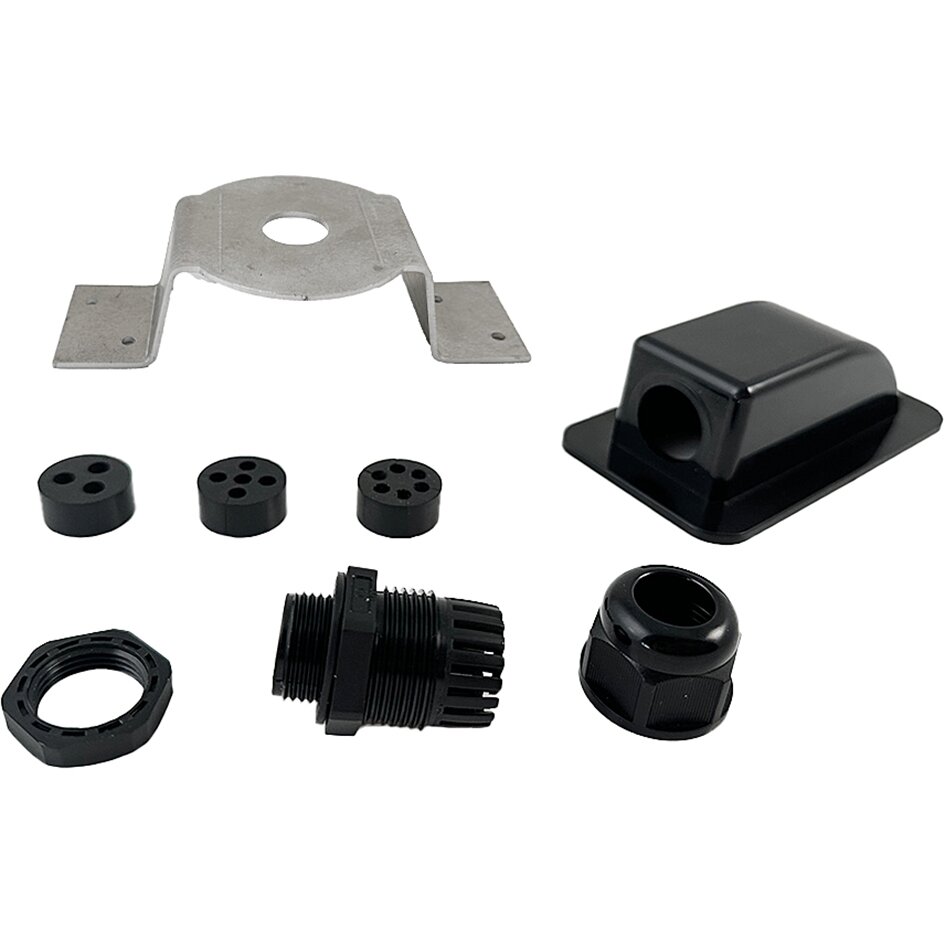 Roof feed-through and mounting bracket for Router Sets Caratec Electronics