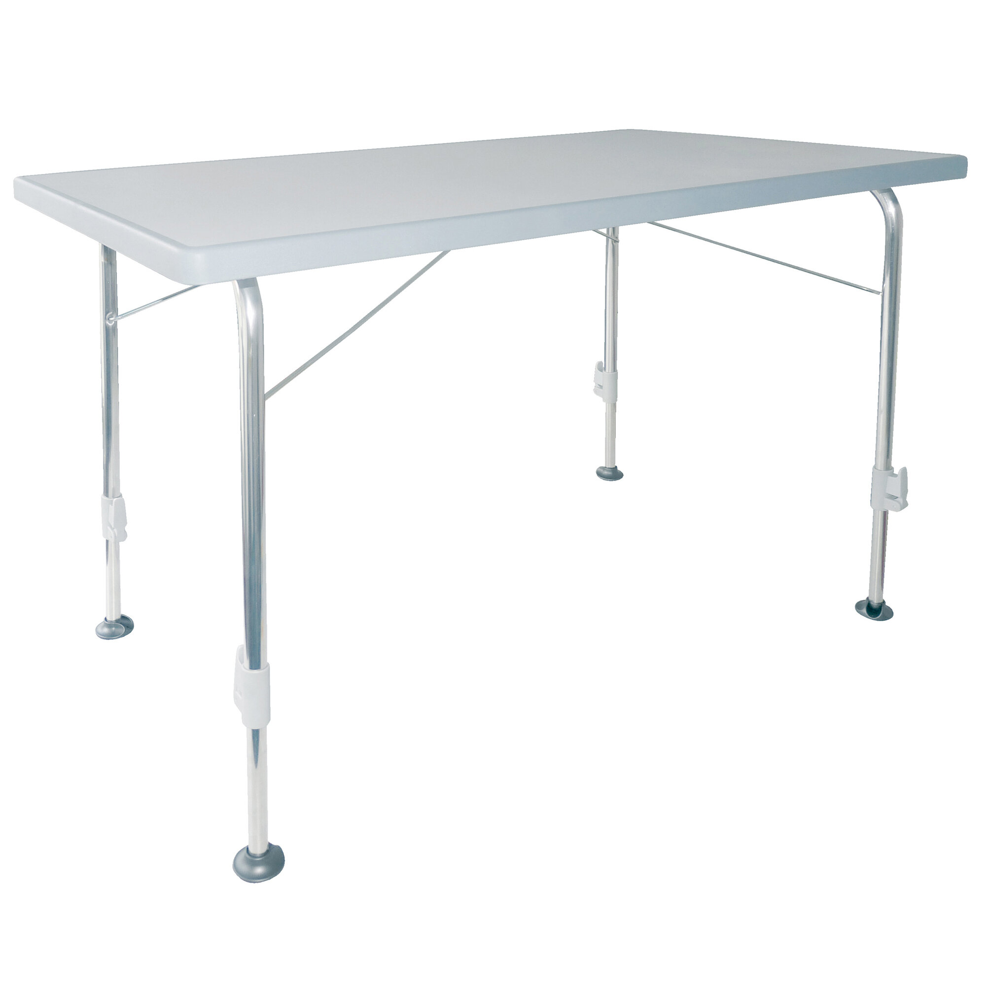 Camping Table Stabilic 3, 115 x 70 cm, light grey